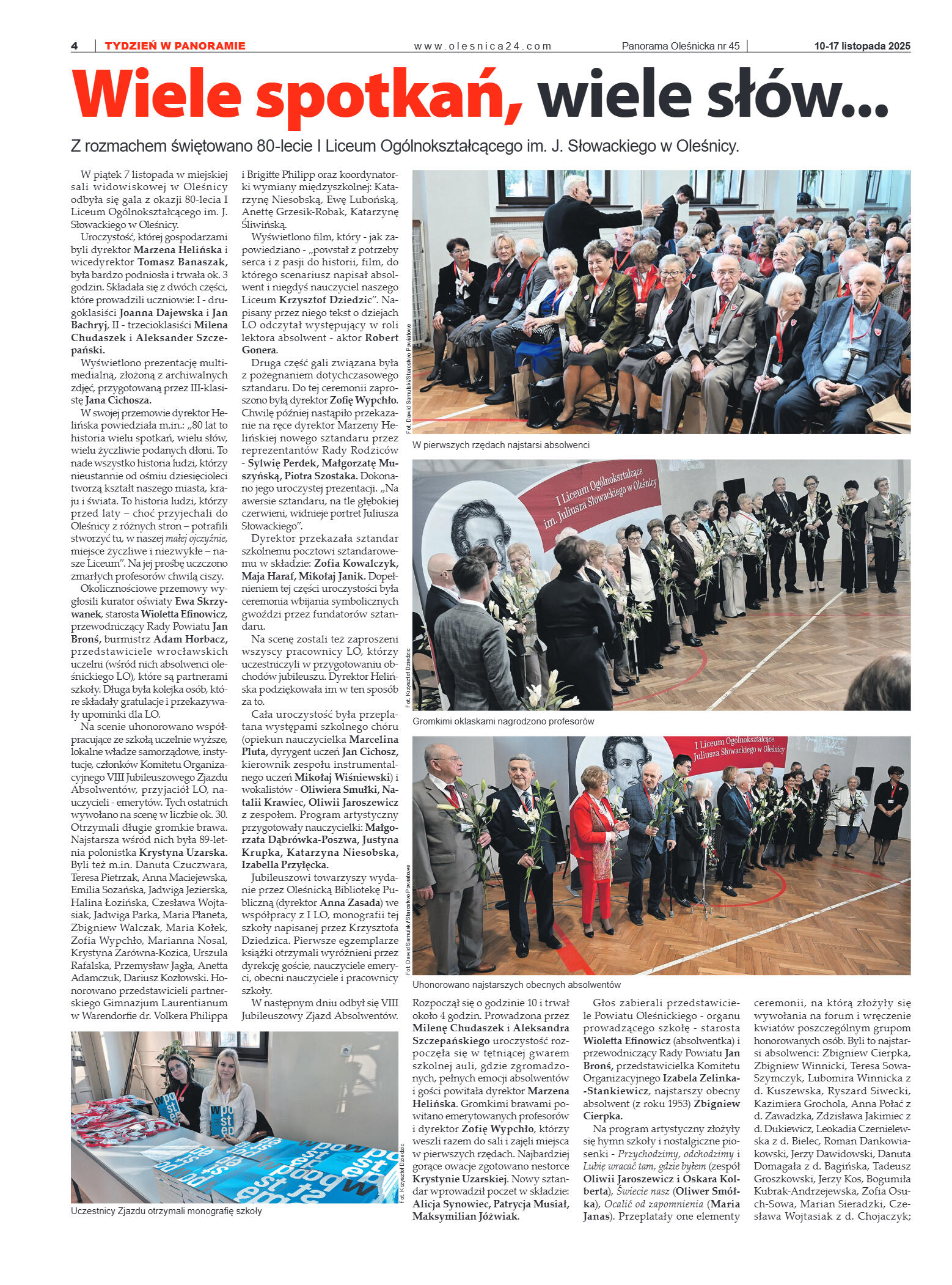 Panorama Oleśnicka nr 45 z 1 listopada 2025 - strona 4