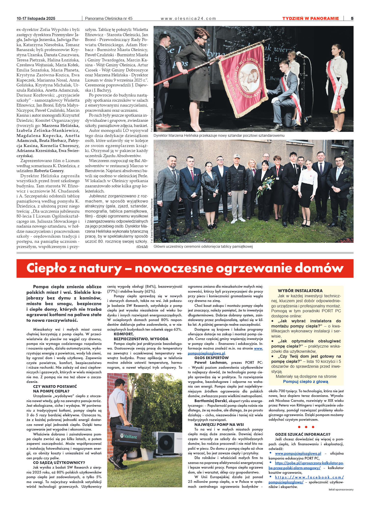 Panorama Oleśnicka nr 45 z 1 listopada 2025 - strona 5