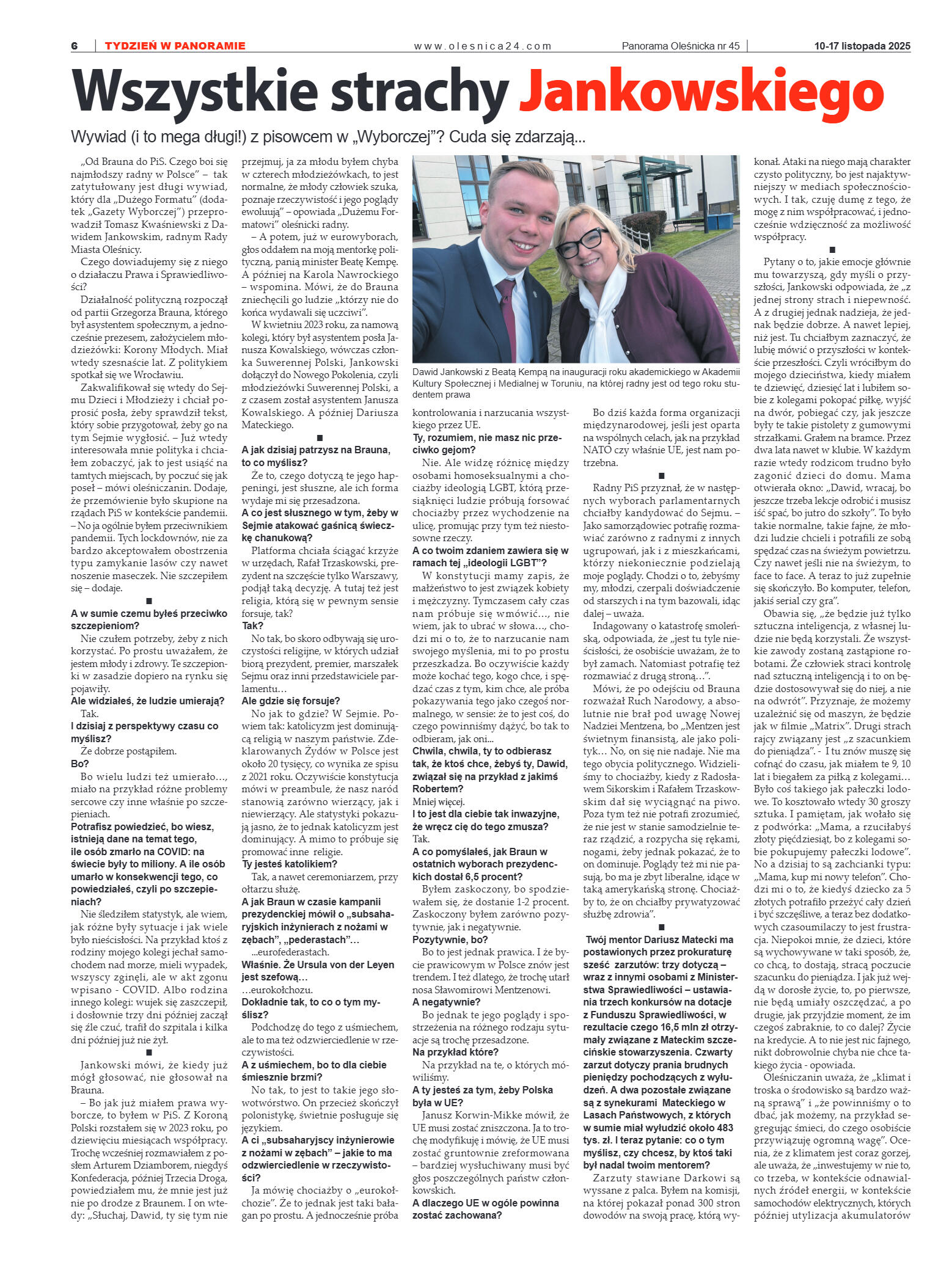 Panorama Oleśnicka nr 45 z 1 listopada 2025 - strona 6