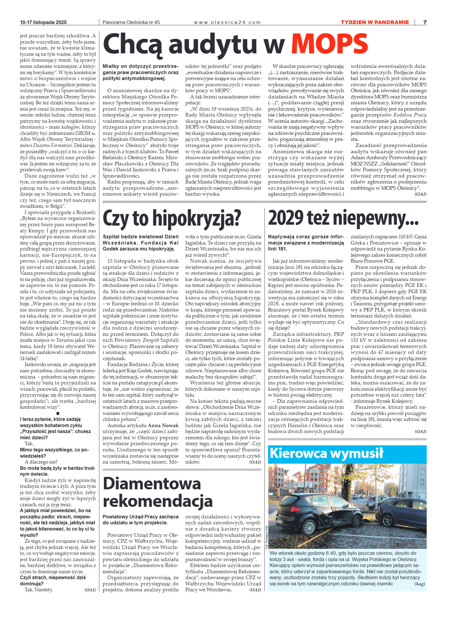 Panorama Oleśnicka nr 45 z 1 listopada 2025 - strona 7