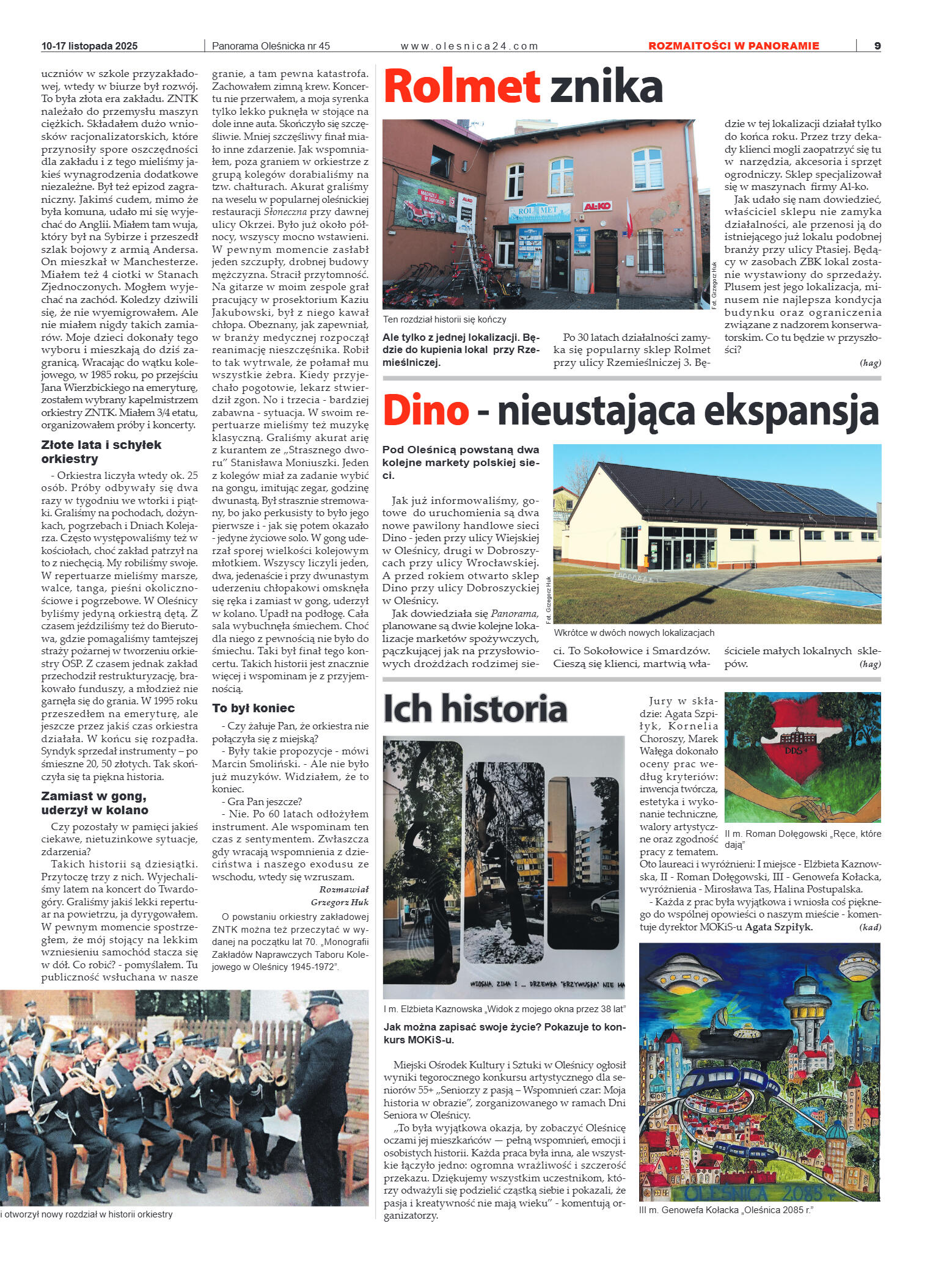Panorama Oleśnicka nr 45 z 1 listopada 2025 - strona 9