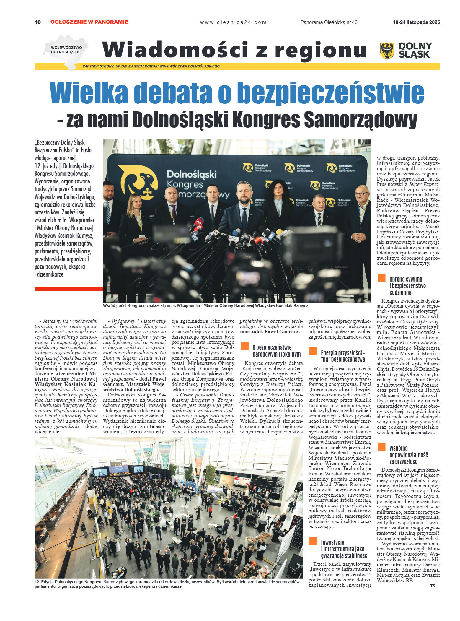 Panorama Oleśnicka nr 46 z 18 listopada 2025 - strona 10