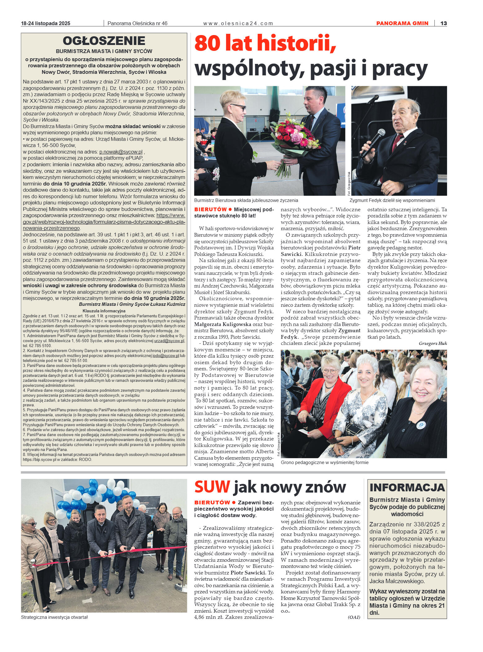 Panorama Oleśnicka nr 46 z 18 listopada 2025 - strona 13