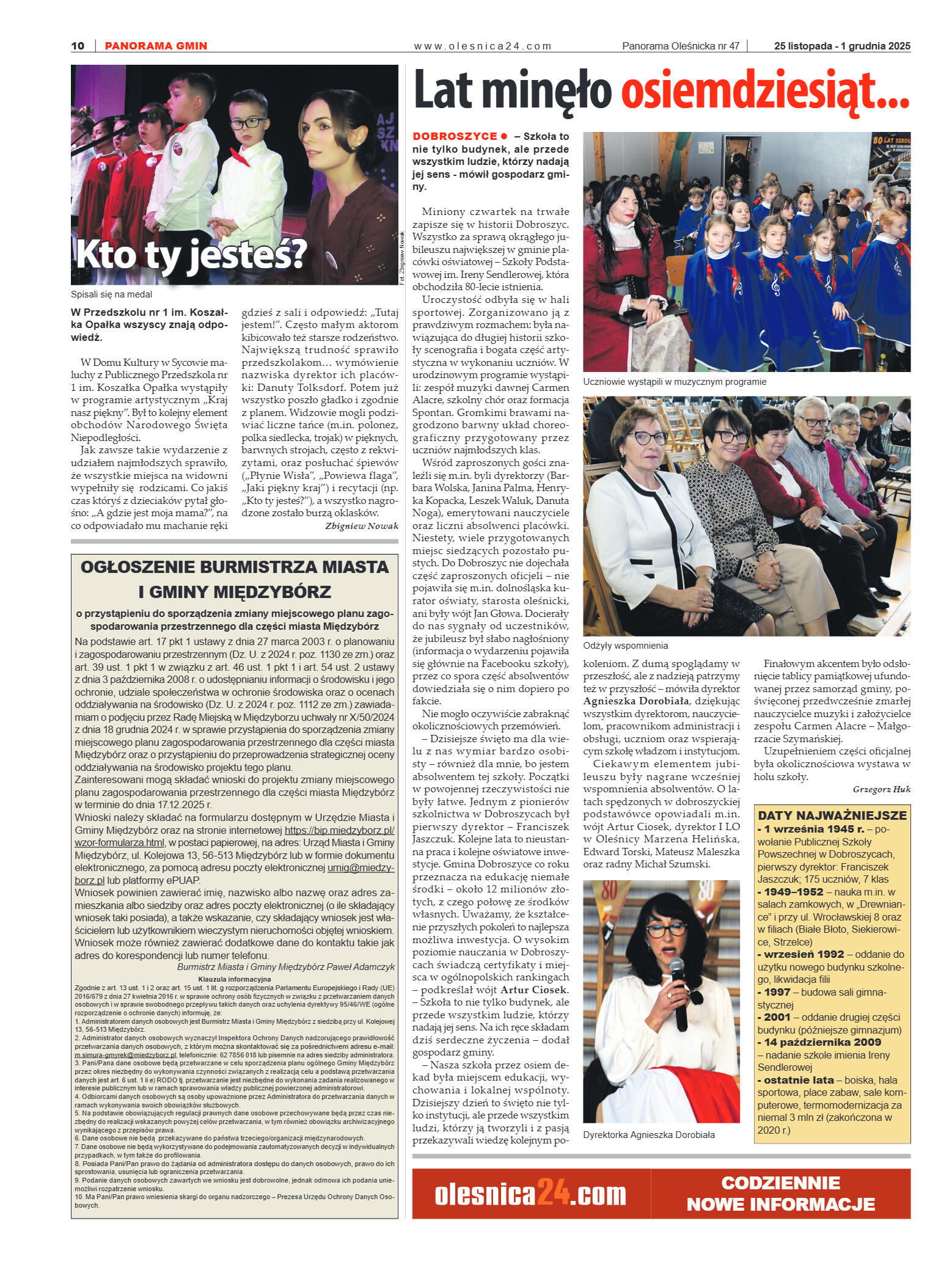 Panorama Oleśnicka nr 47 z 25 listopada 2025 - strona 10