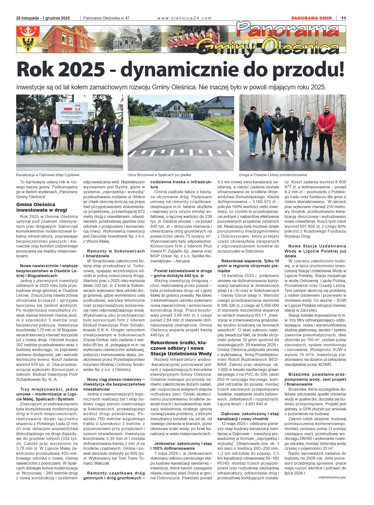 Panorama Oleśnicka nr 47 z 25 listopada 2025 - strona 11
