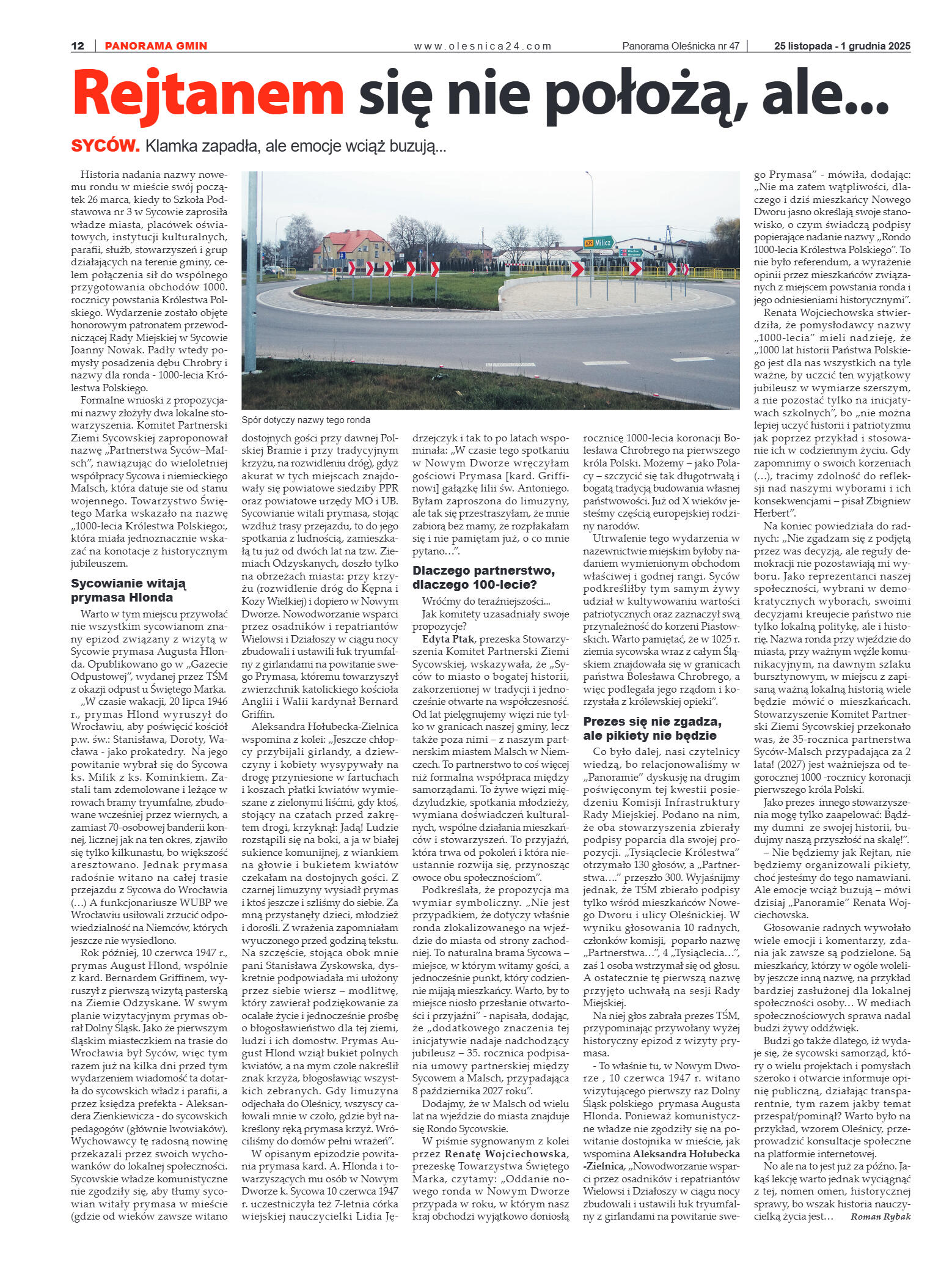 Panorama Oleśnicka nr 47 z 25 listopada 2025 - strona 12