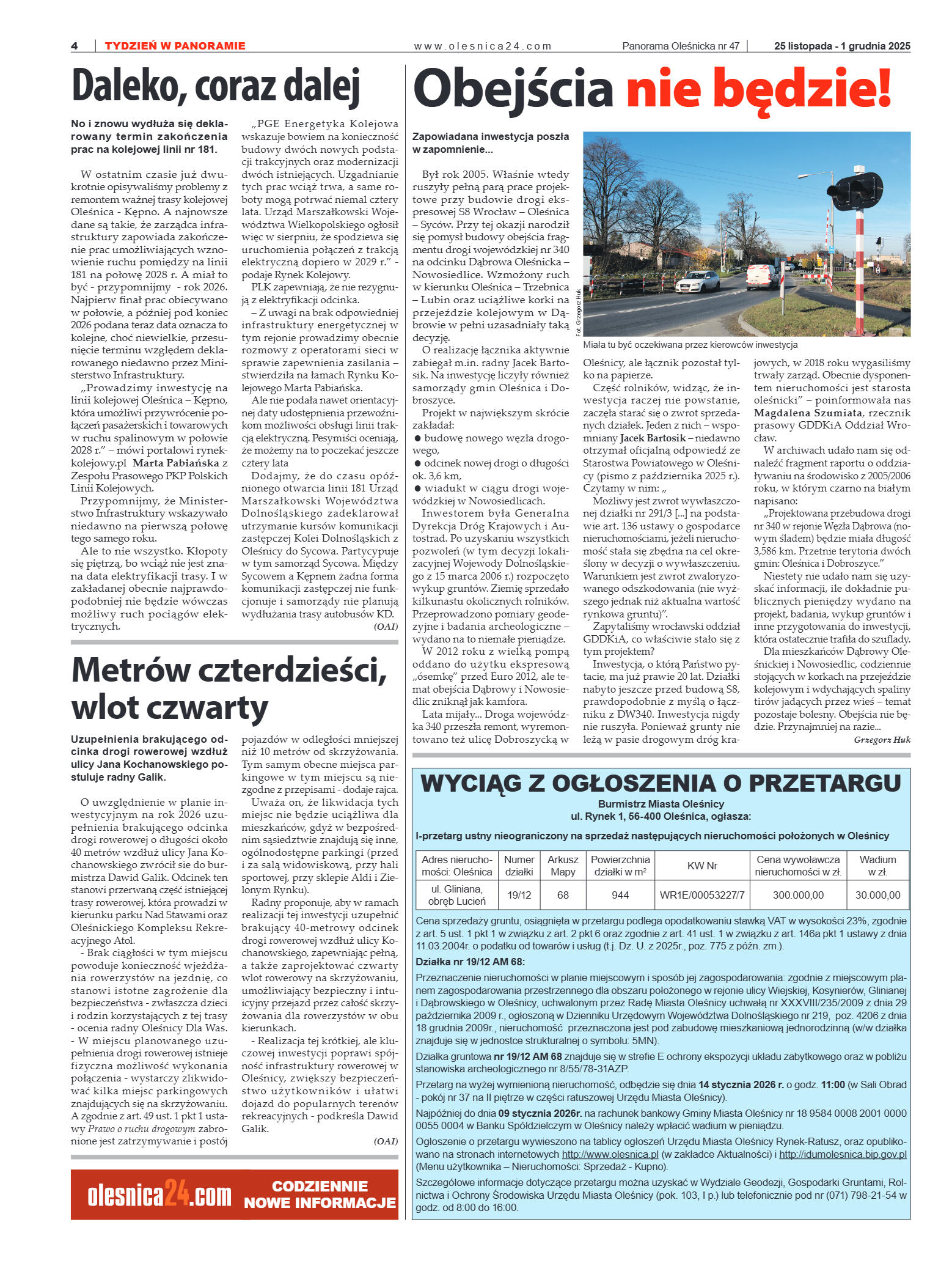 Panorama Oleśnicka nr 47 z 25 listopada 2025 - strona 4