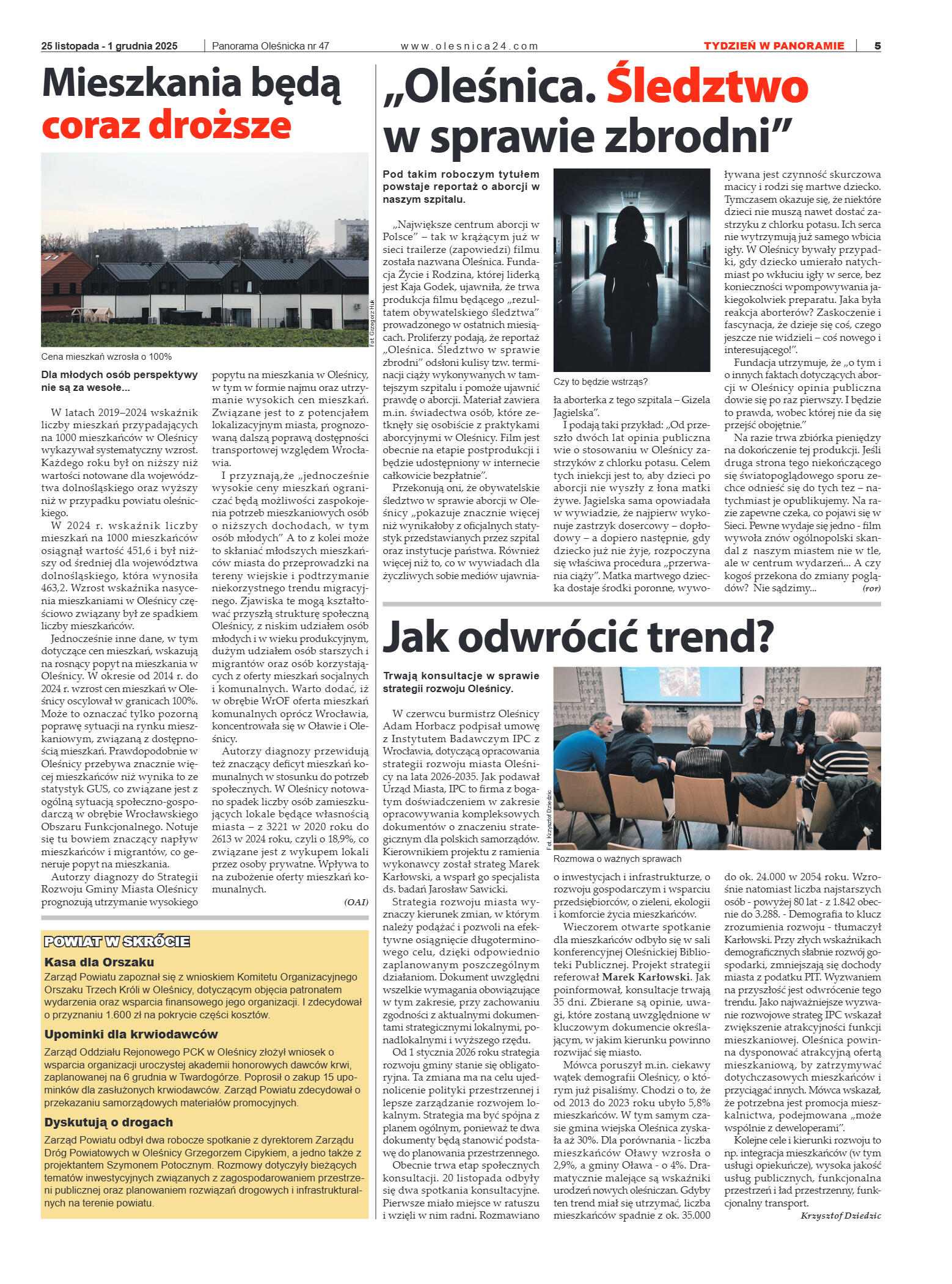 Panorama Oleśnicka nr 47 z 25 listopada 2025 - strona 5