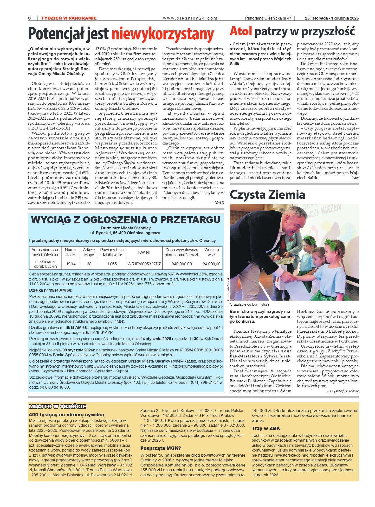 Panorama Oleśnicka nr 47 z 25 listopada 2025 - strona 6