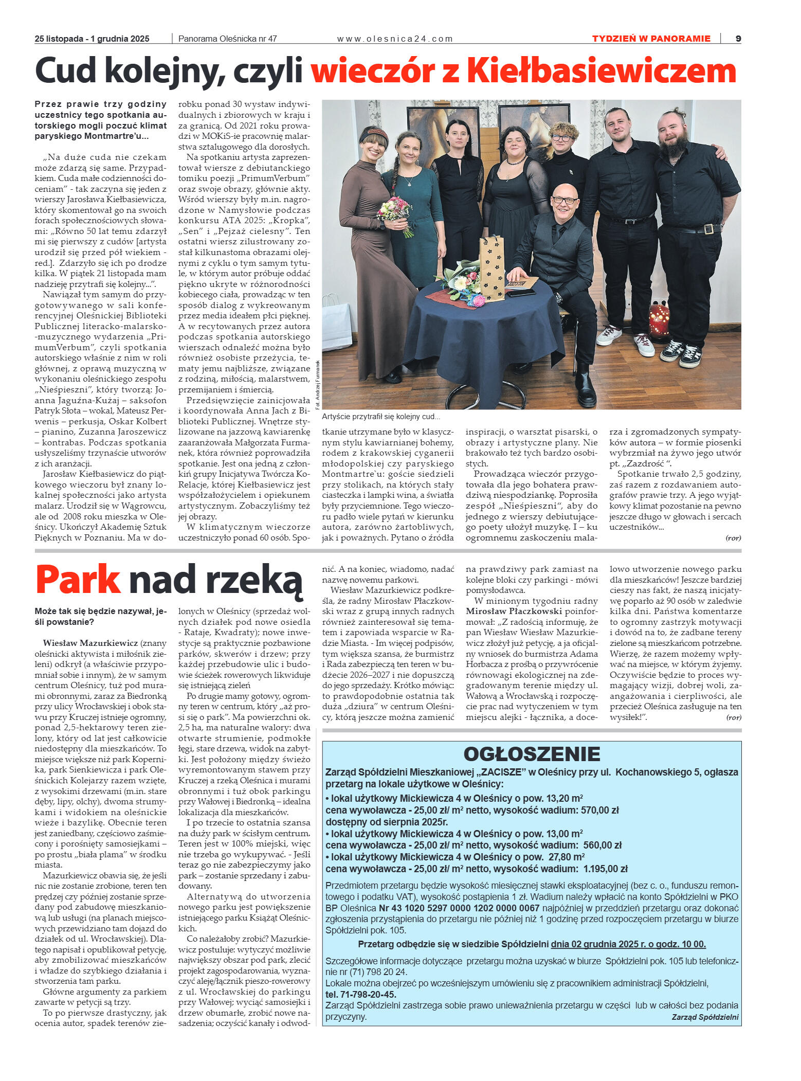 Panorama Oleśnicka nr 47 z 25 listopada 2025 - strona 9