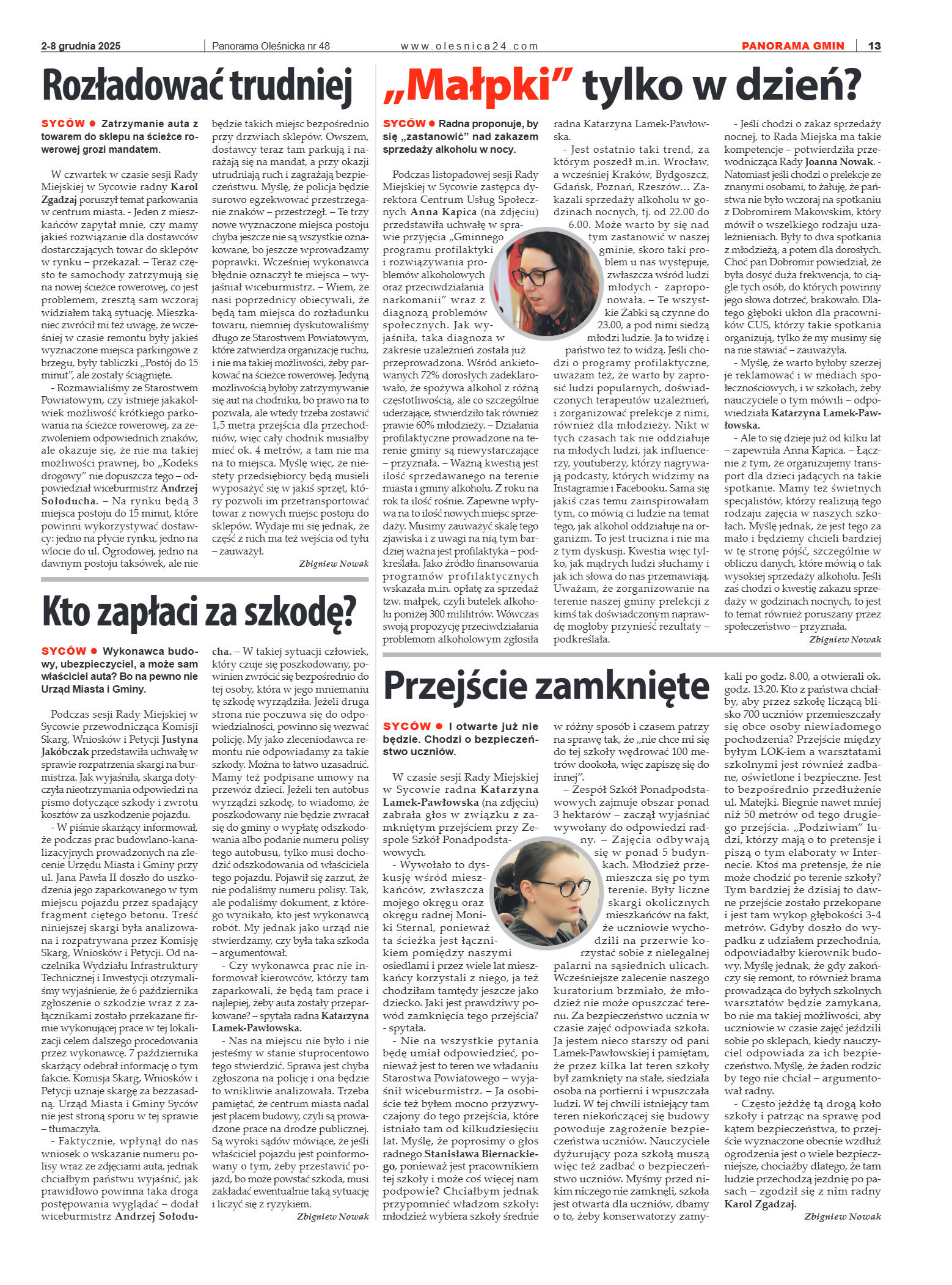 Panorama Oleśnicka nr 48 z 2 grudnia 2025 - strona 13