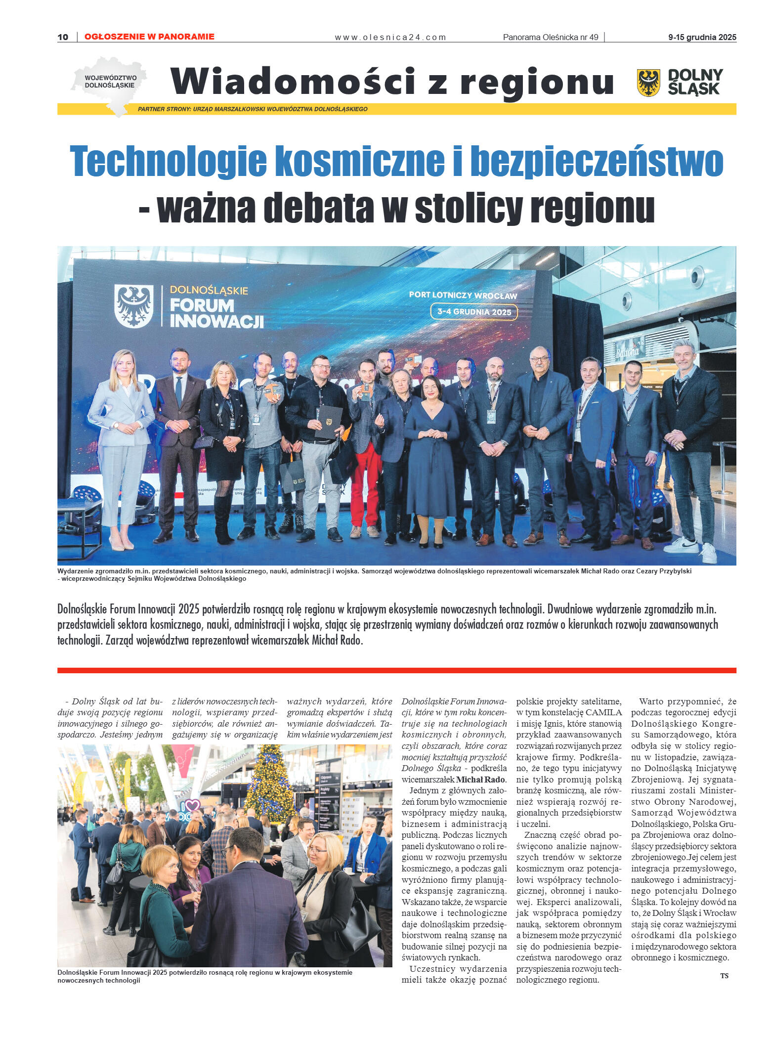 Panorama Oleśnicka nr 49 z 9 grudnia 2025 - strona 10