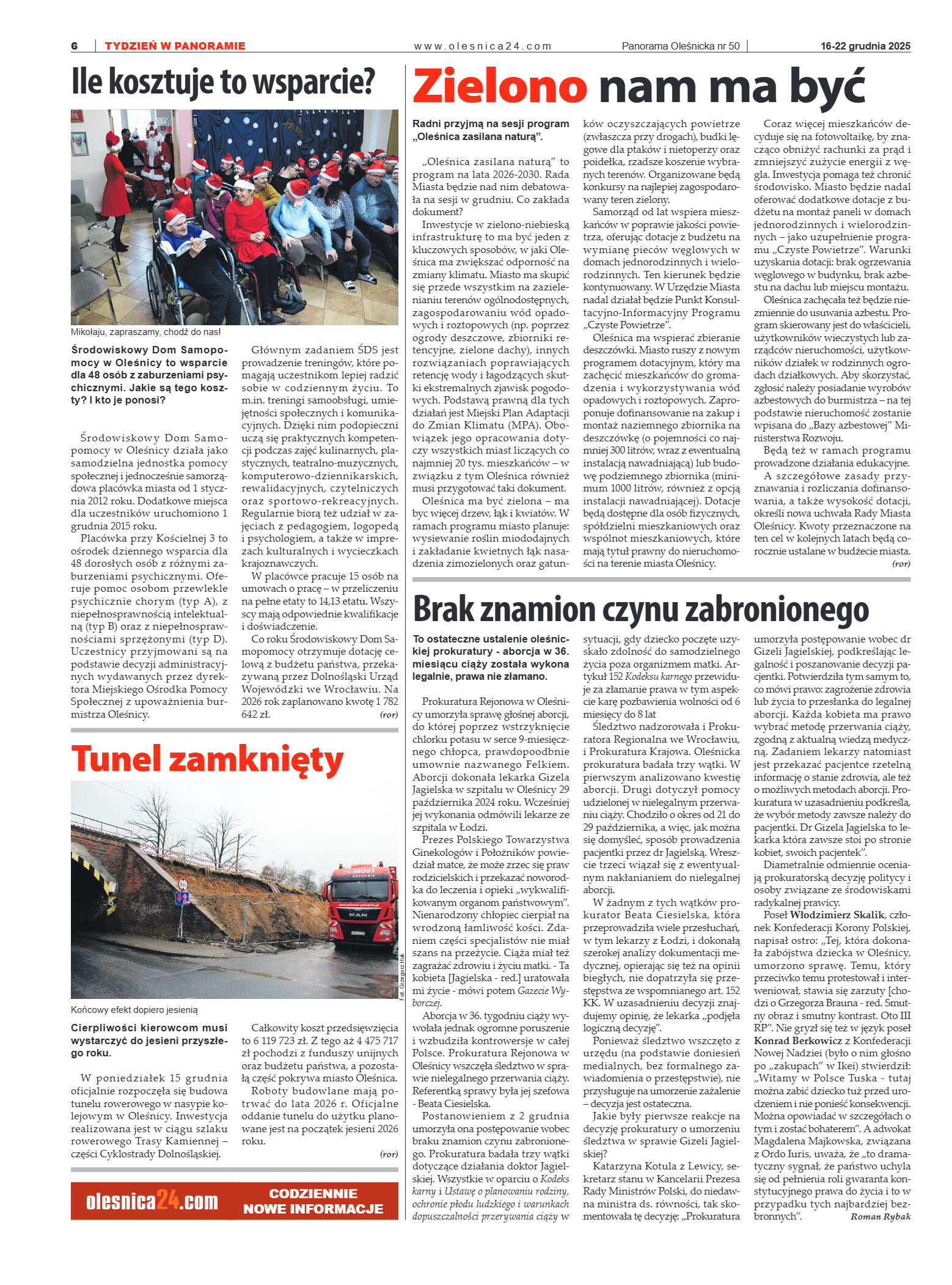 Panorama Oleśnicka nr 50 z 16 grudnia 2025 - strona 6