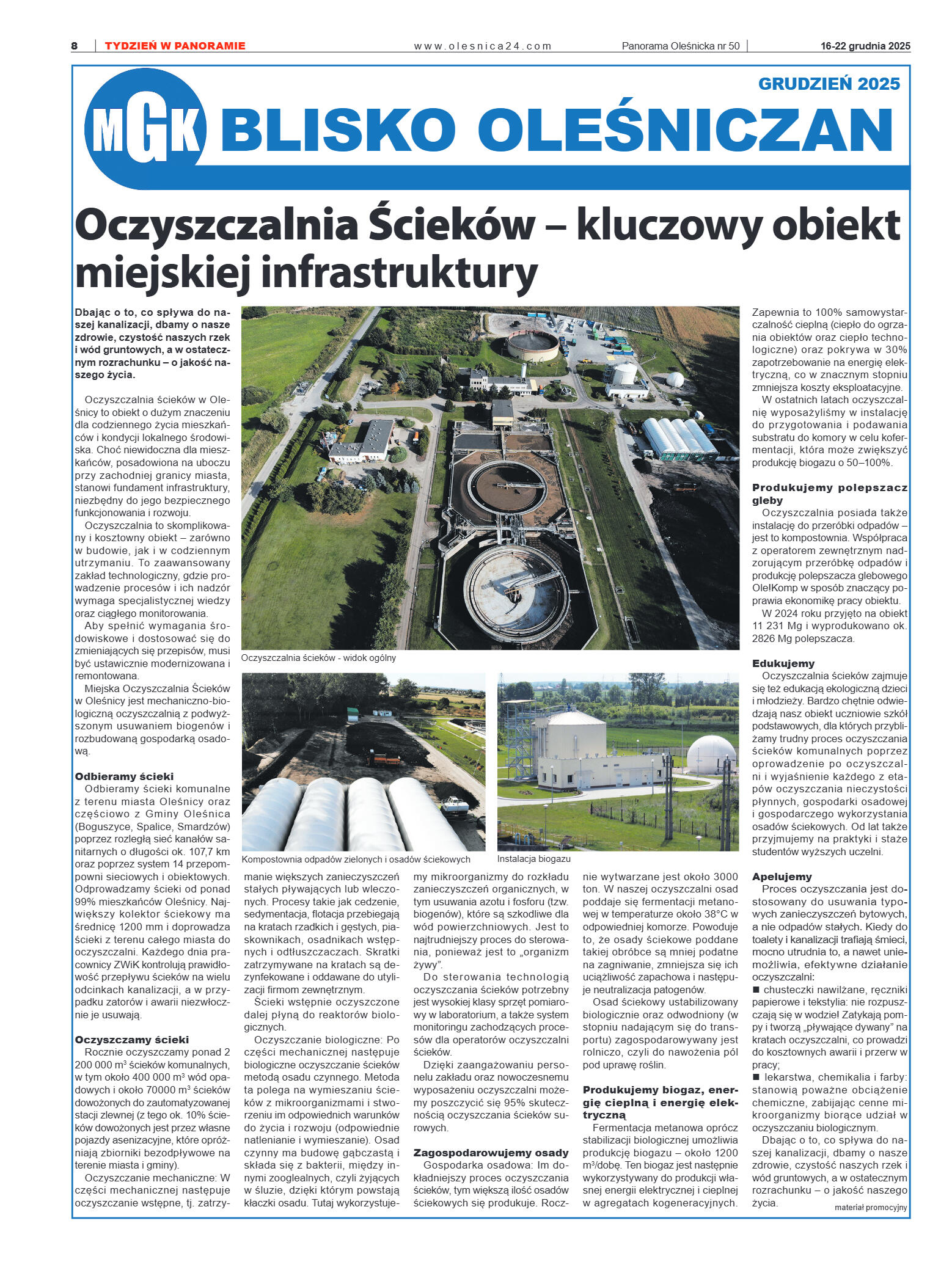 Panorama Oleśnicka nr 50 z 16 grudnia 2025 - strona 8