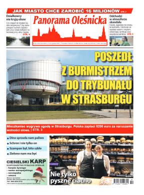 Panorama Oleśnicka nr 50 z 16 grudnia 2025 - strona 1