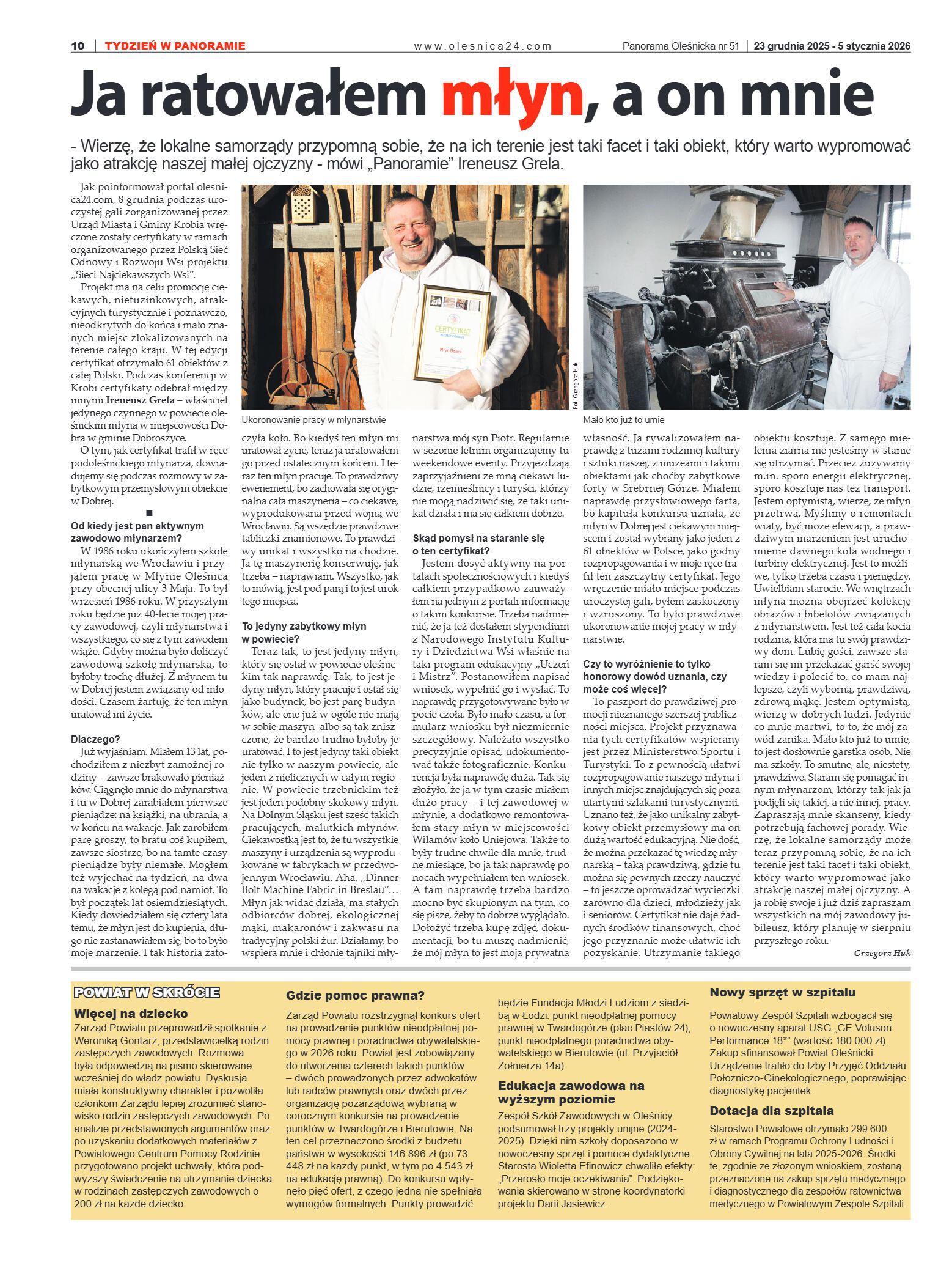 Panorama Oleśnicka nr 51 z 23 grudnia 2025 - strona 10