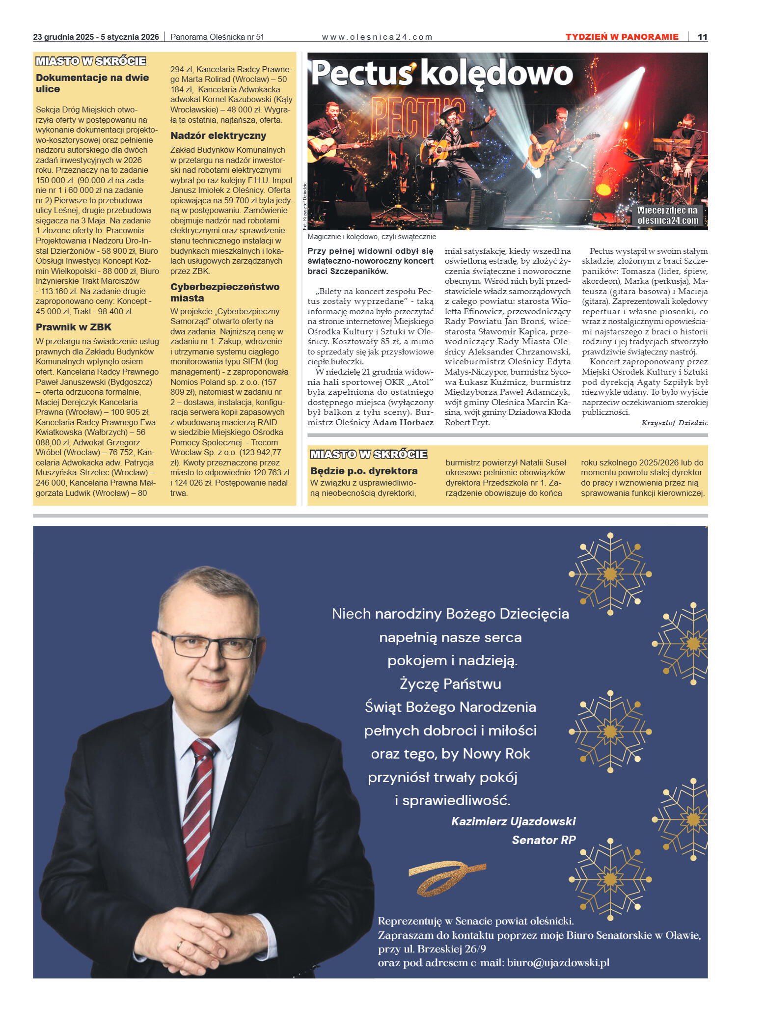 Panorama Oleśnicka nr 51 z 23 grudnia 2025 - strona 11