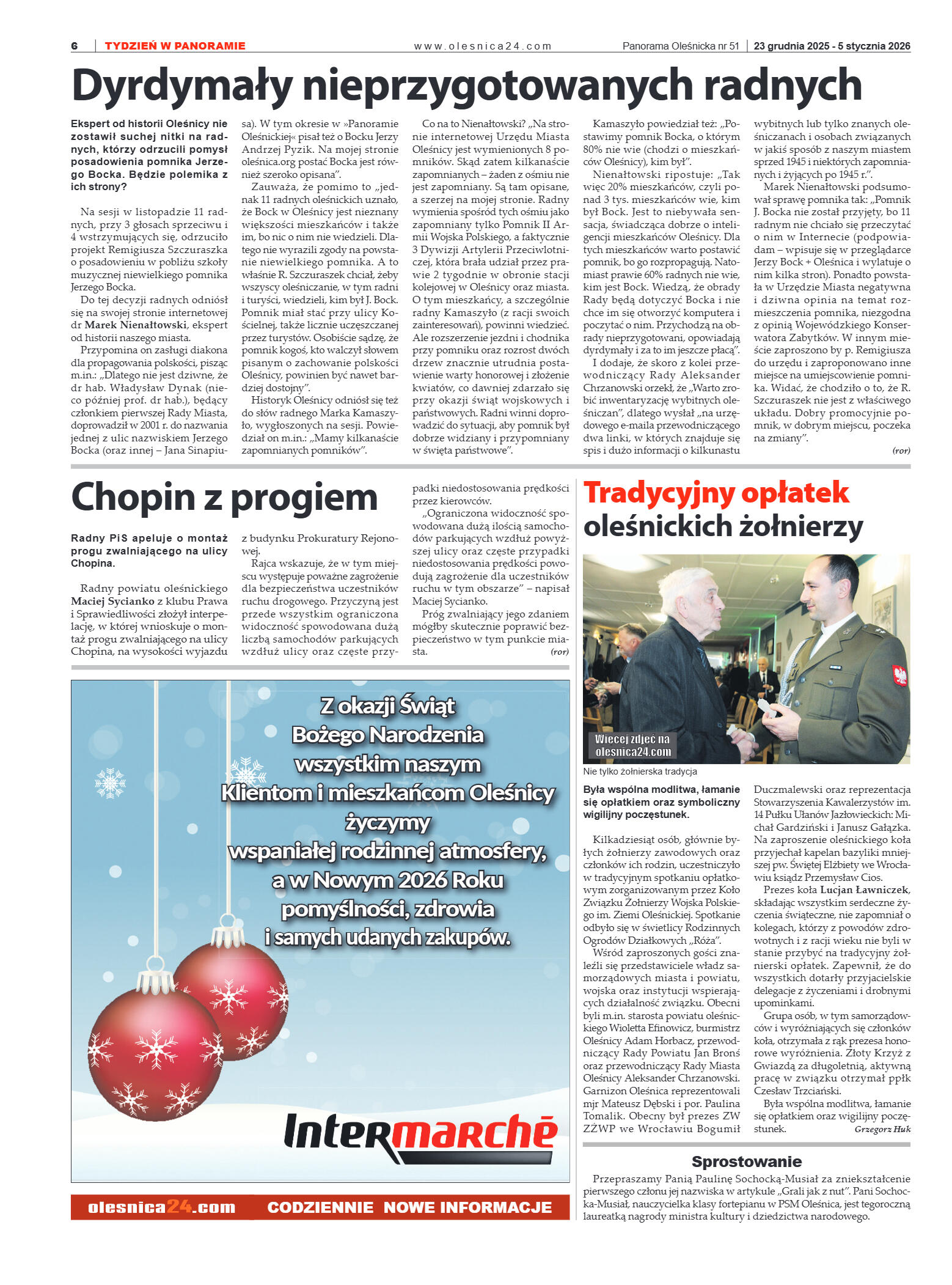 Panorama Oleśnicka nr 51 z 23 grudnia 2025 - strona 6