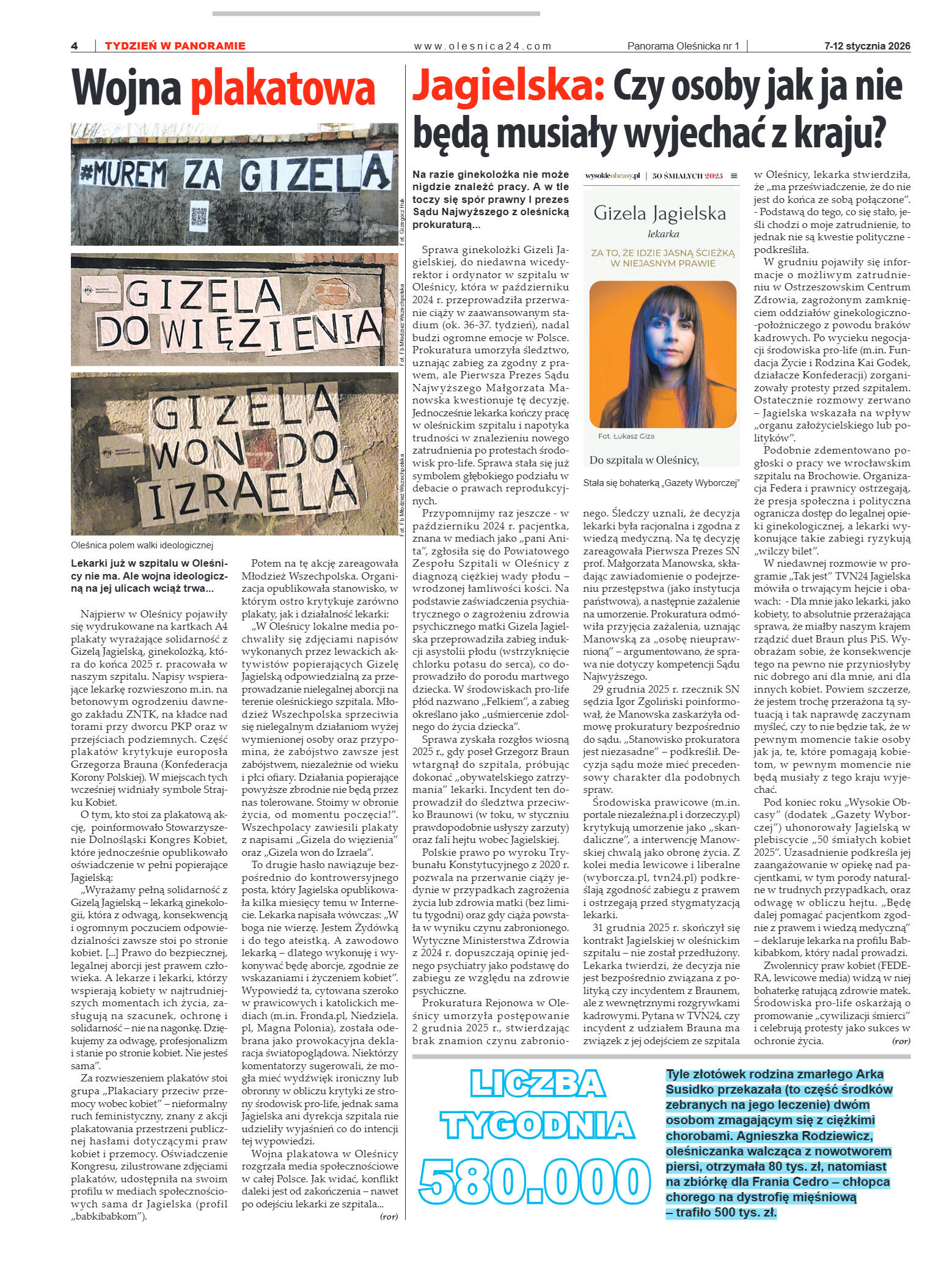 Panorama Oleśnicka nr 1 z 7 stycznia 2026 - strona 4