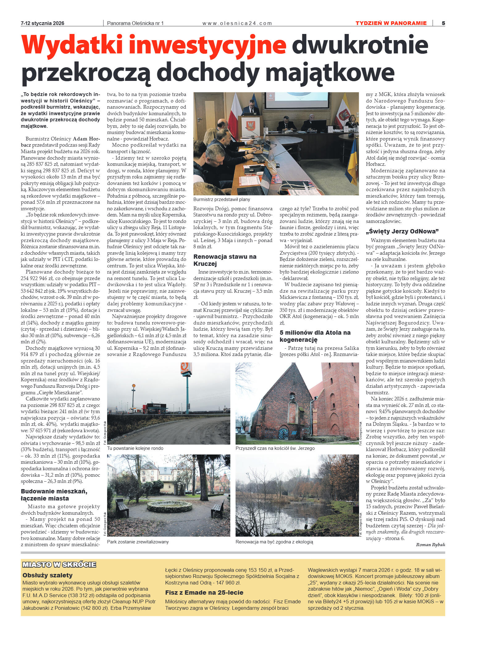Panorama Oleśnicka nr 1 z 7 stycznia 2026 - strona 5