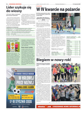 Panorama Oleśnicka nr 1 z 7 stycznia 2026 - strona 14