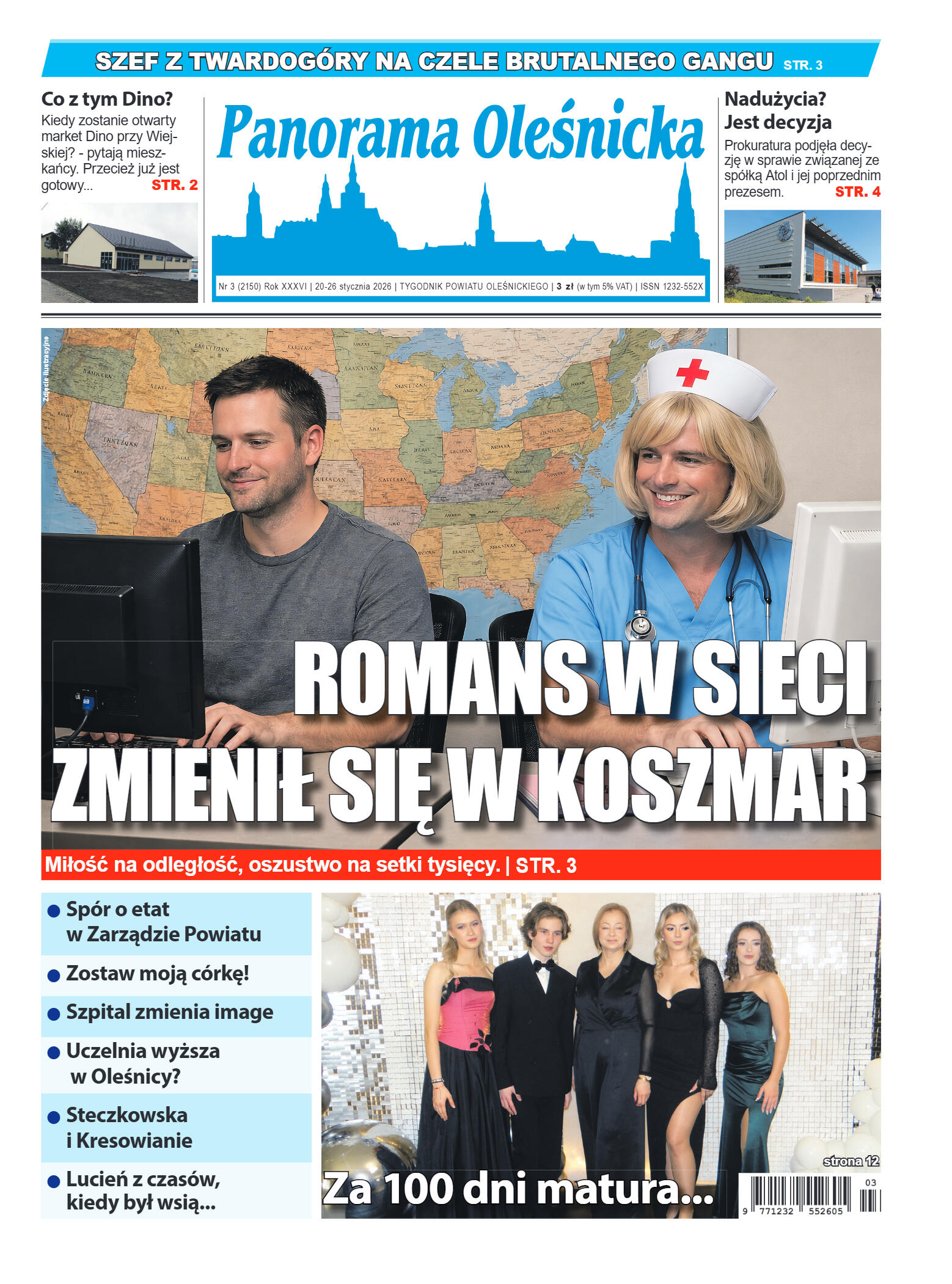 Panorama Oleśnicka nr 3 z 20 stycznia 2026 - strona 1