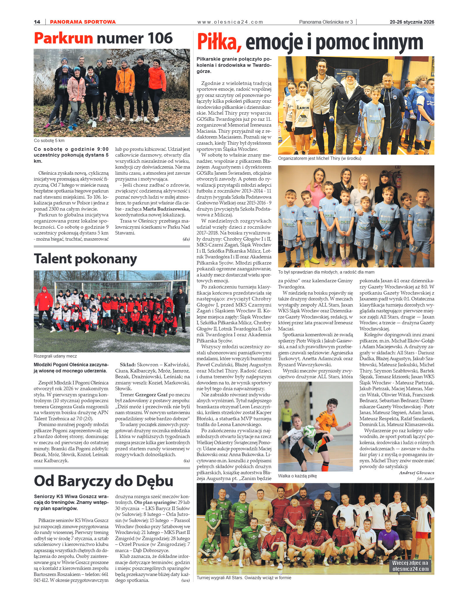 Panorama Oleśnicka nr 3 z 20 stycznia 2026 - strona 14