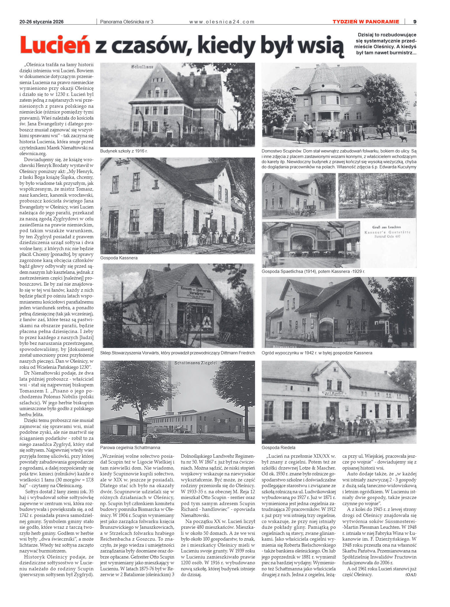 Panorama Oleśnicka nr 3 z 20 stycznia 2026 - strona 9