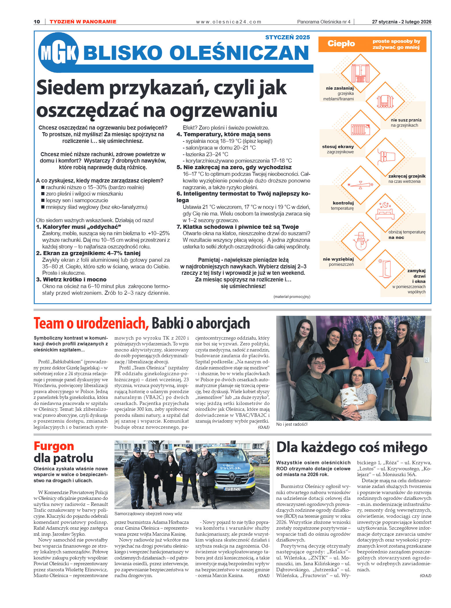 Panorama Oleśnicka nr 4 z 27 stycznia 2026 - strona 10
