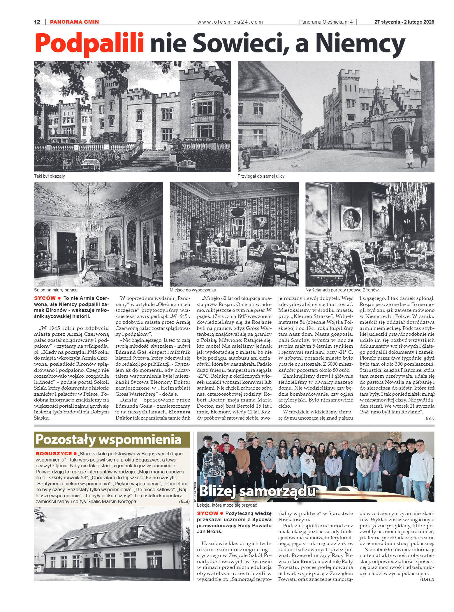 Panorama Oleśnicka nr 4 z 27 stycznia 2026 - strona 12