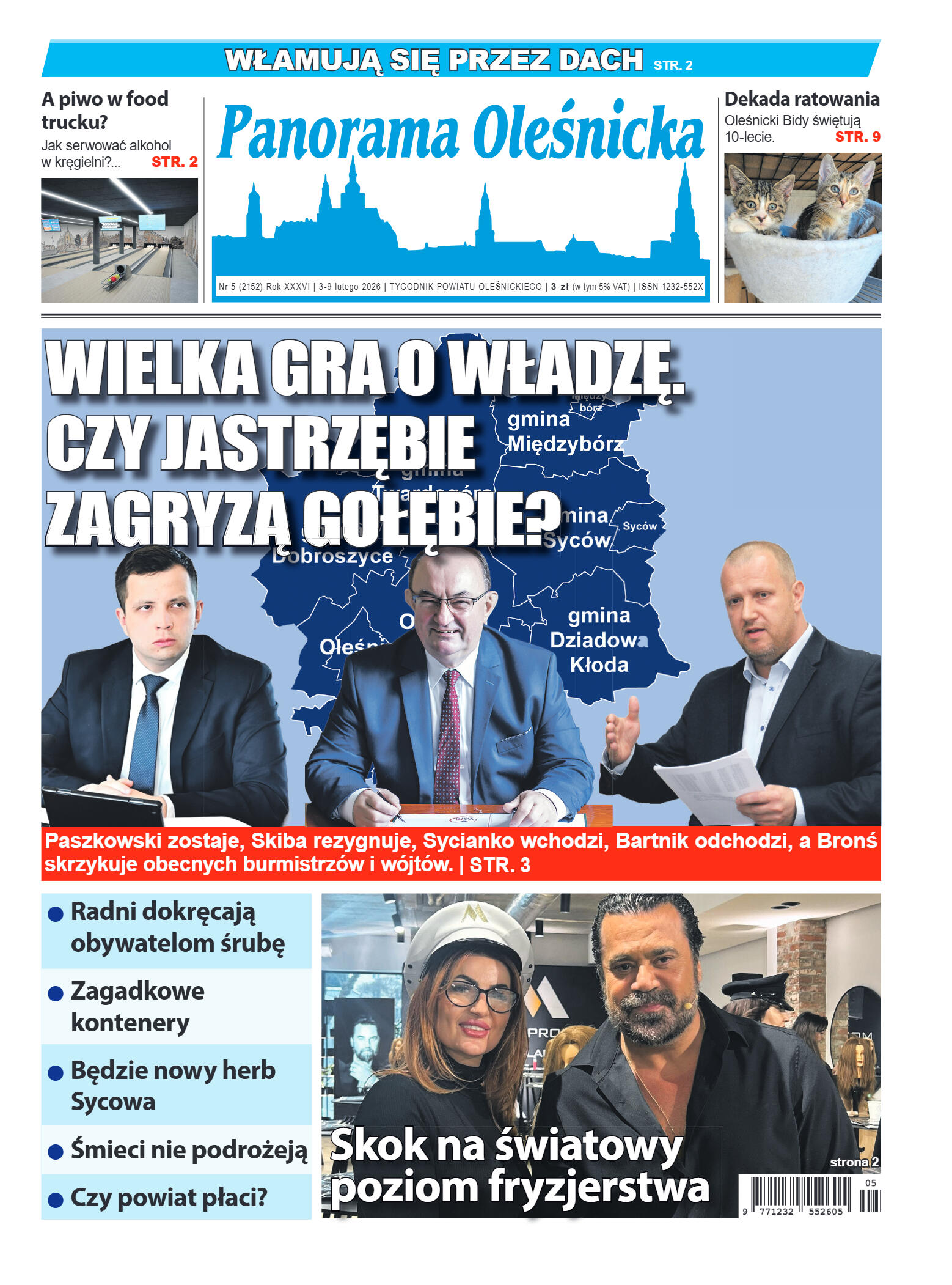 Panorama Oleśnicka nr 5 z 3 lutego 2026 - strona 1