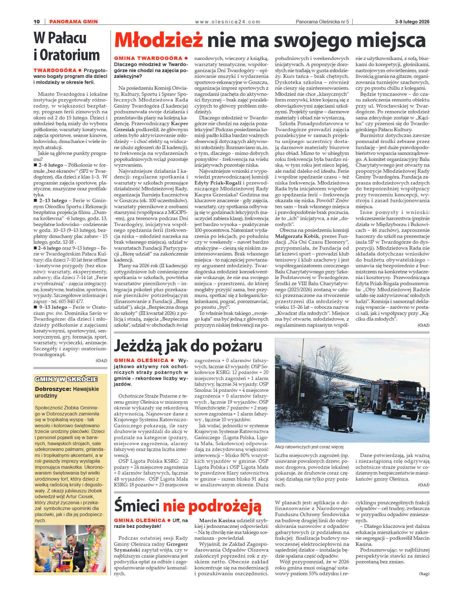 Panorama Oleśnicka nr 5 z 3 lutego 2026 - strona 10