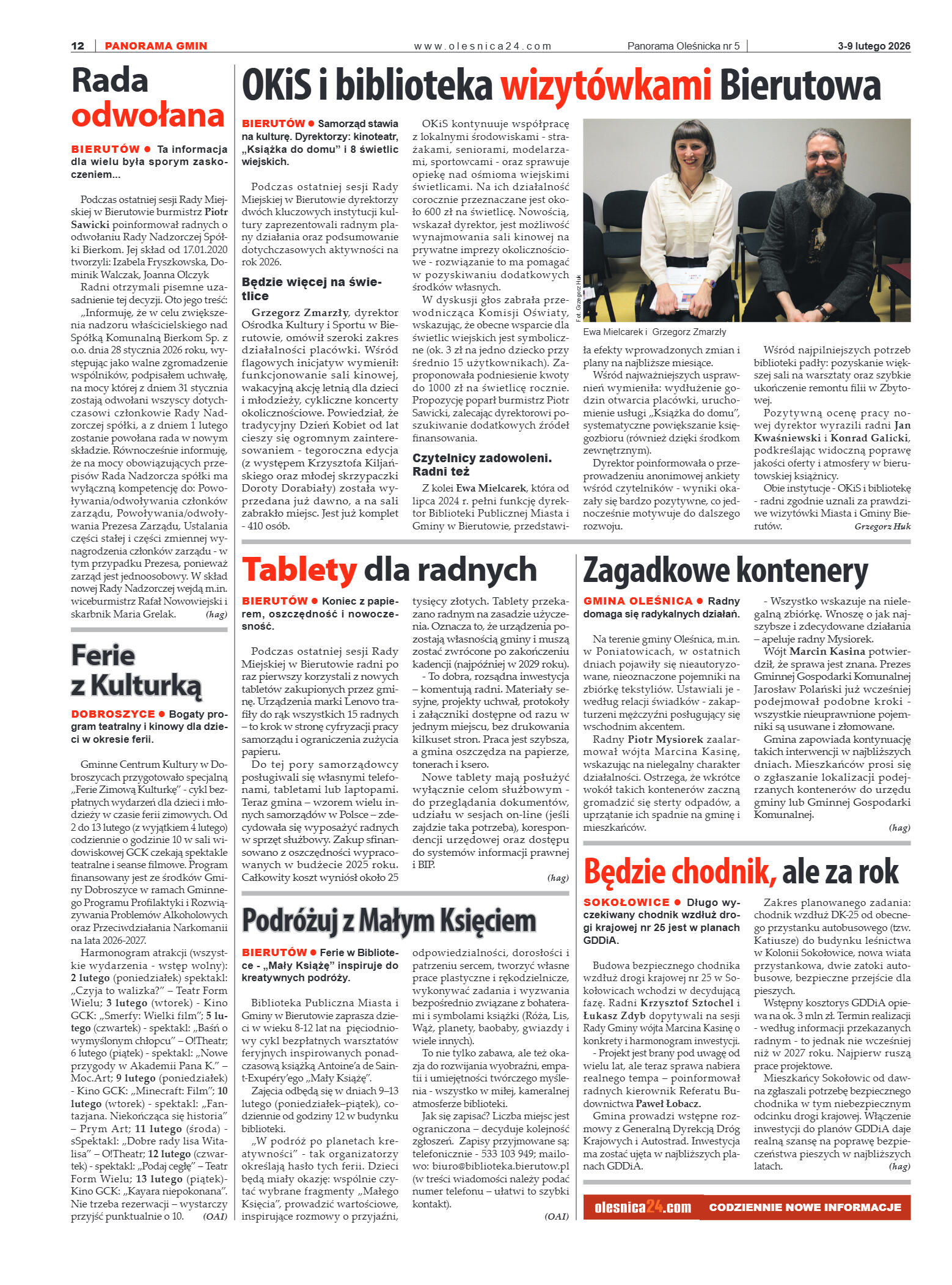 Panorama Oleśnicka nr 5 z 3 lutego 2026 - strona 12