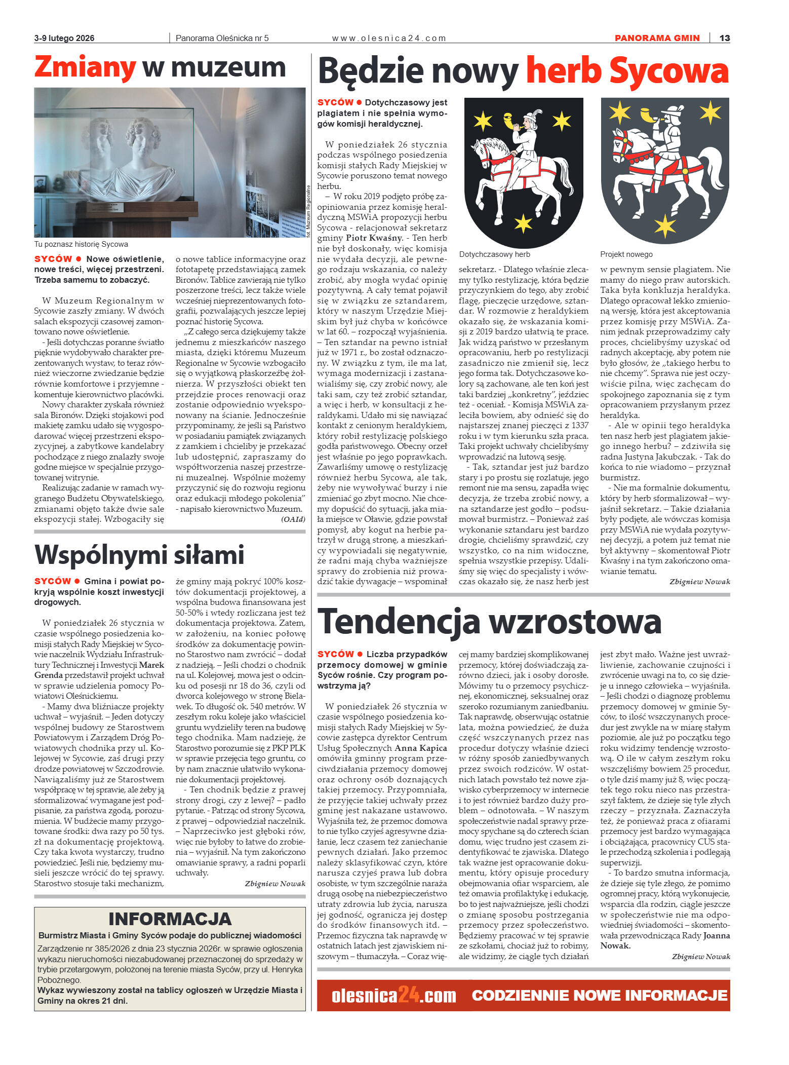 Panorama Oleśnicka nr 5 z 3 lutego 2026 - strona 13