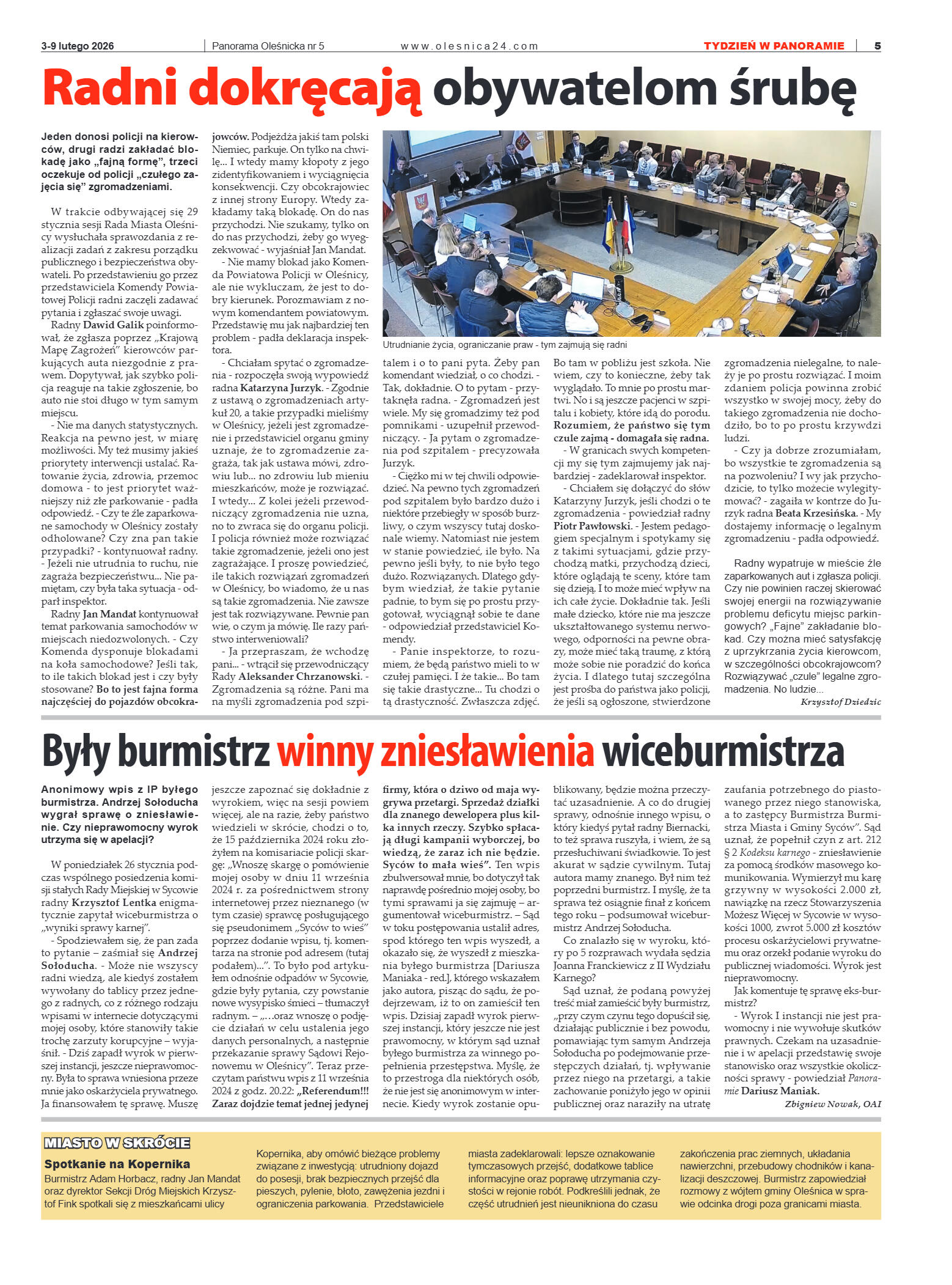 Panorama Oleśnicka nr 5 z 3 lutego 2026 - strona 5