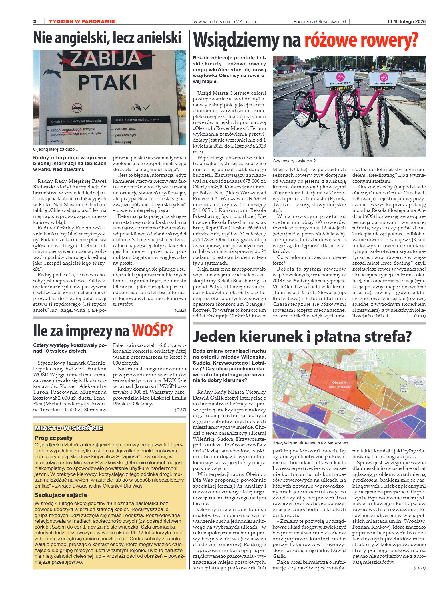 Panorama Oleśnicka nr 6 z 10 lutego 2026 - strona 2