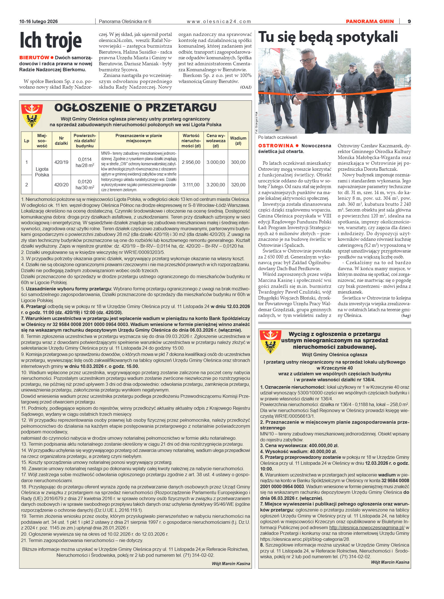 Panorama Oleśnicka nr 6 z 10 lutego 2026 - strona 9
