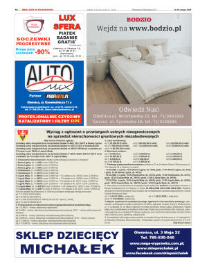 Panorama Oleśnicka nr 6 z 10 lutego 2026 - strona 16