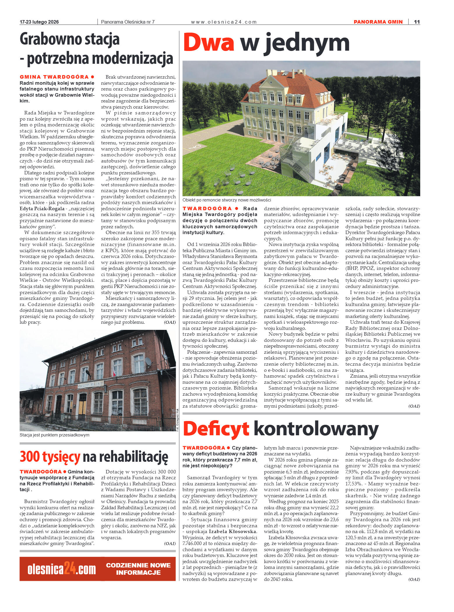 Panorama Oleśnicka nr 7 z 17 lutego 2026 - strona 11