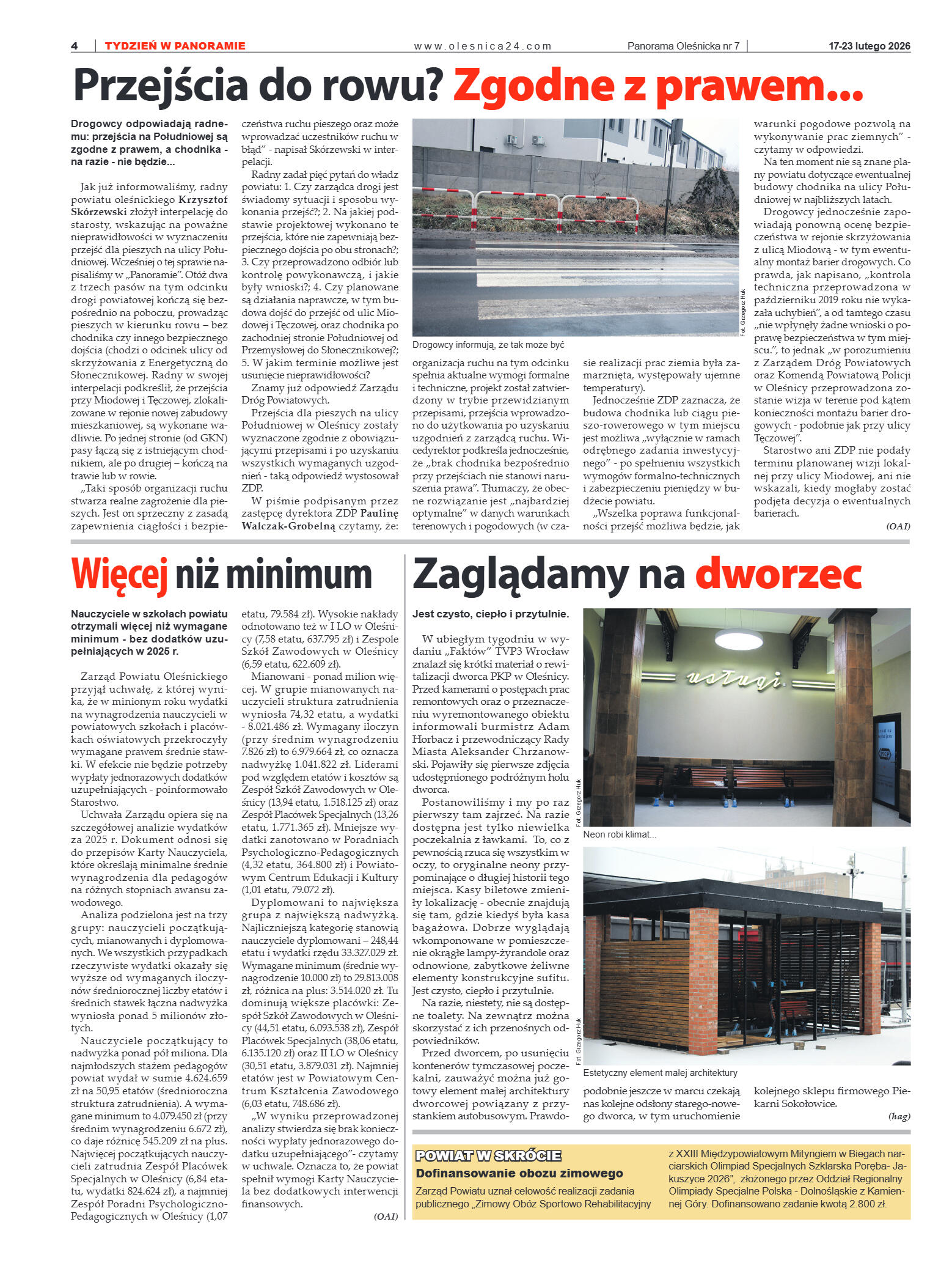 Panorama Oleśnicka nr 7 z 17 lutego 2026 - strona 4