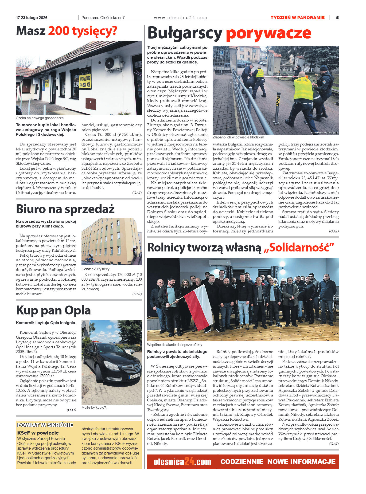 Panorama Oleśnicka nr 7 z 17 lutego 2026 - strona 5