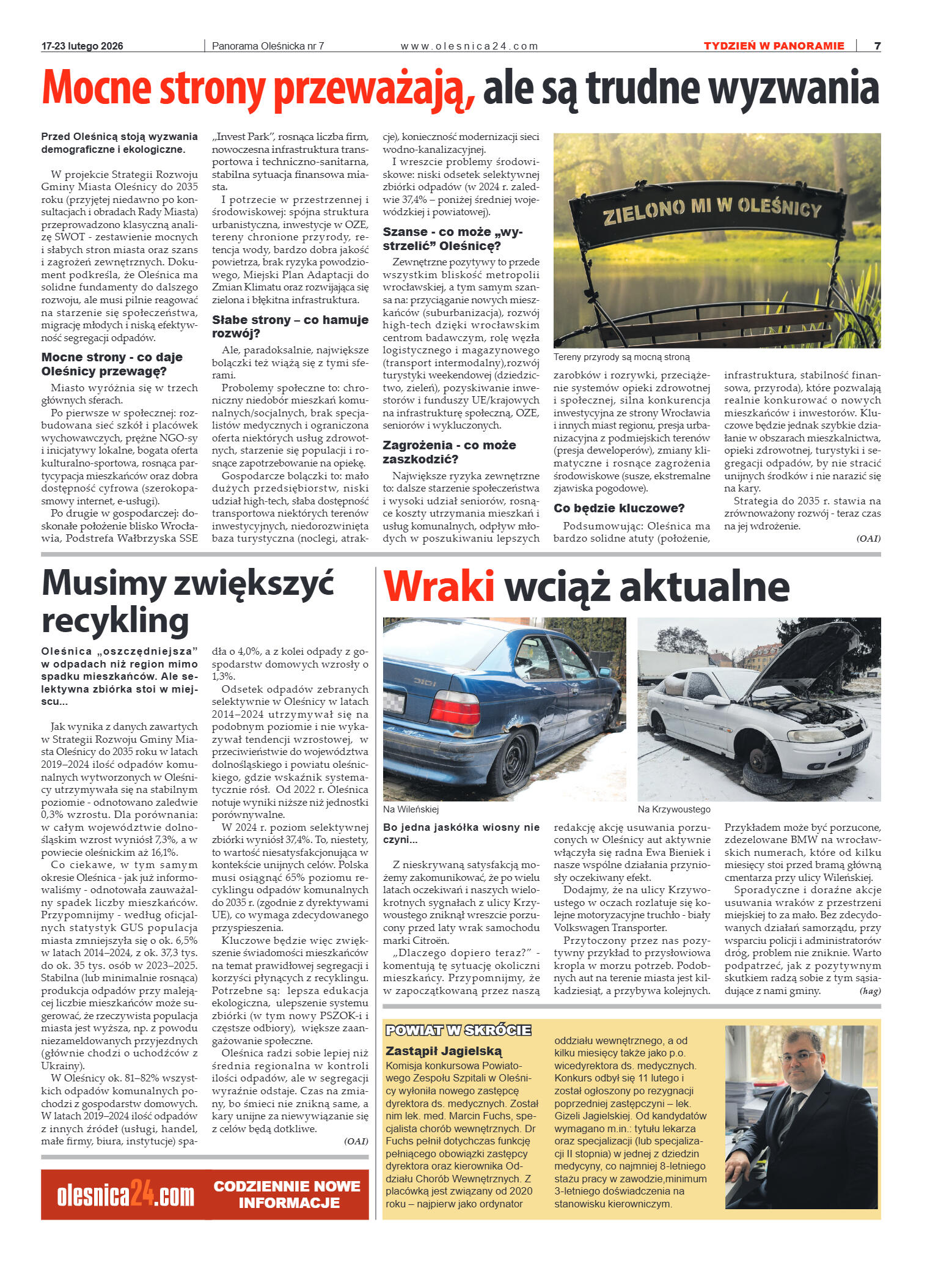 Panorama Oleśnicka nr 7 z 17 lutego 2026 - strona 7