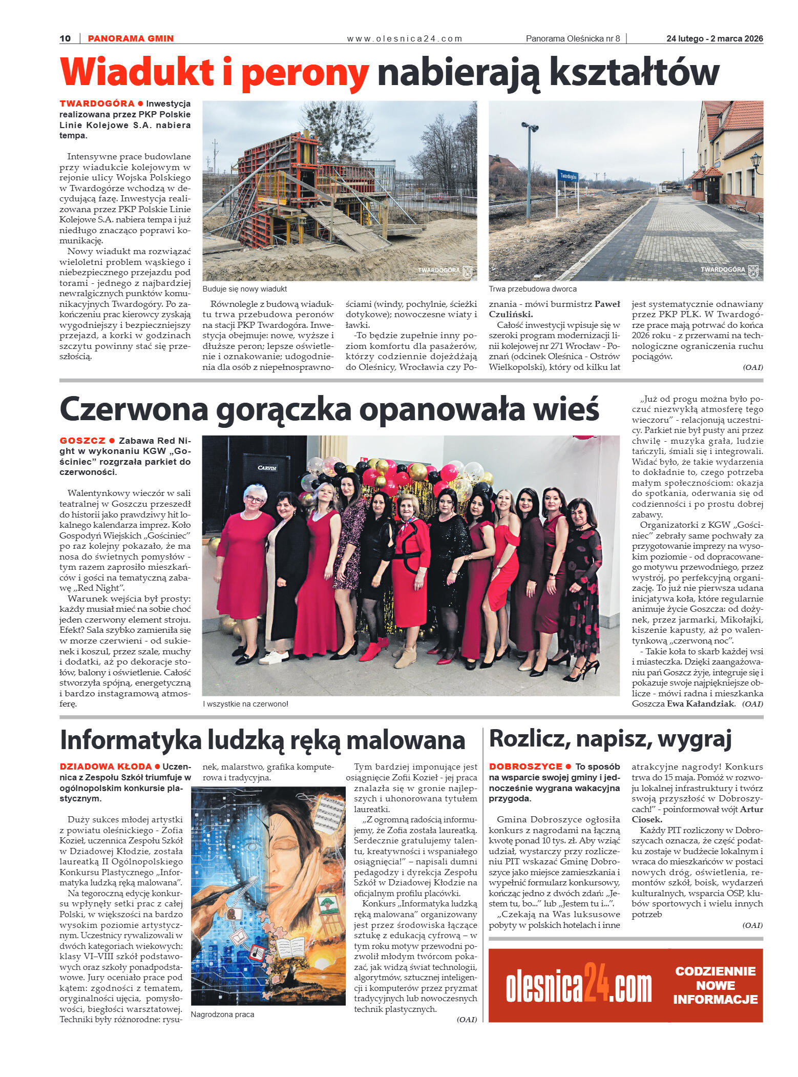 Panorama Oleśnicka nr 8 z 24 lutego 2026 - strona 10