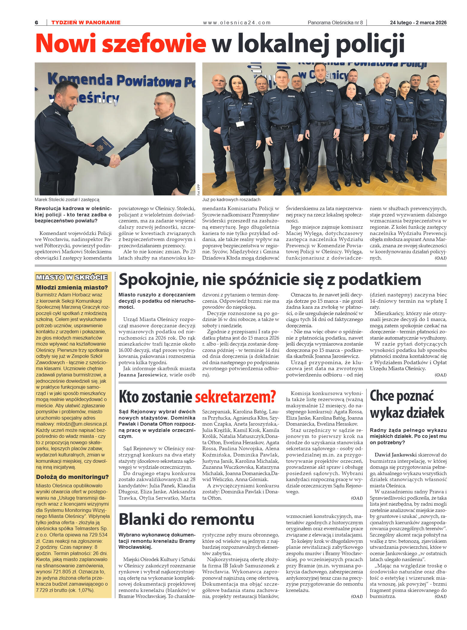 Panorama Oleśnicka nr 8 z 24 lutego 2026 - strona 6