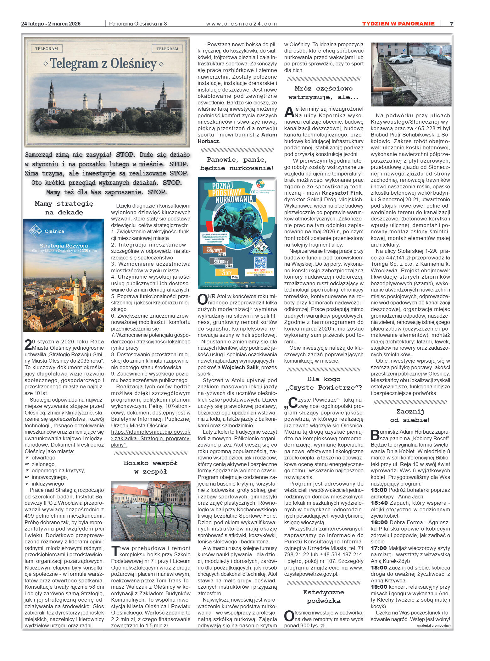 Panorama Oleśnicka nr 8 z 24 lutego 2026 - strona 7