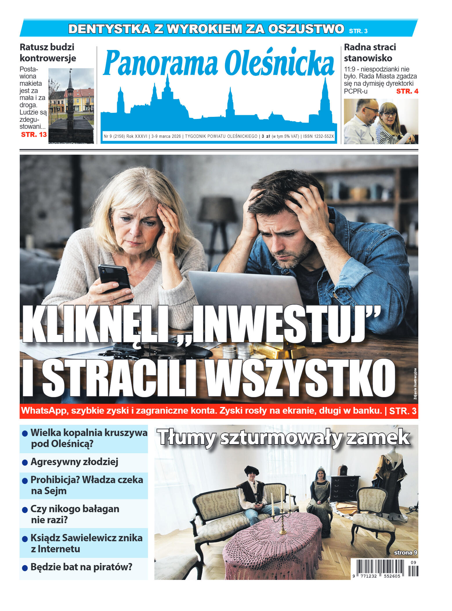 Panorama Oleśnicka nr 9 z 3 marca 2026 - strona 1