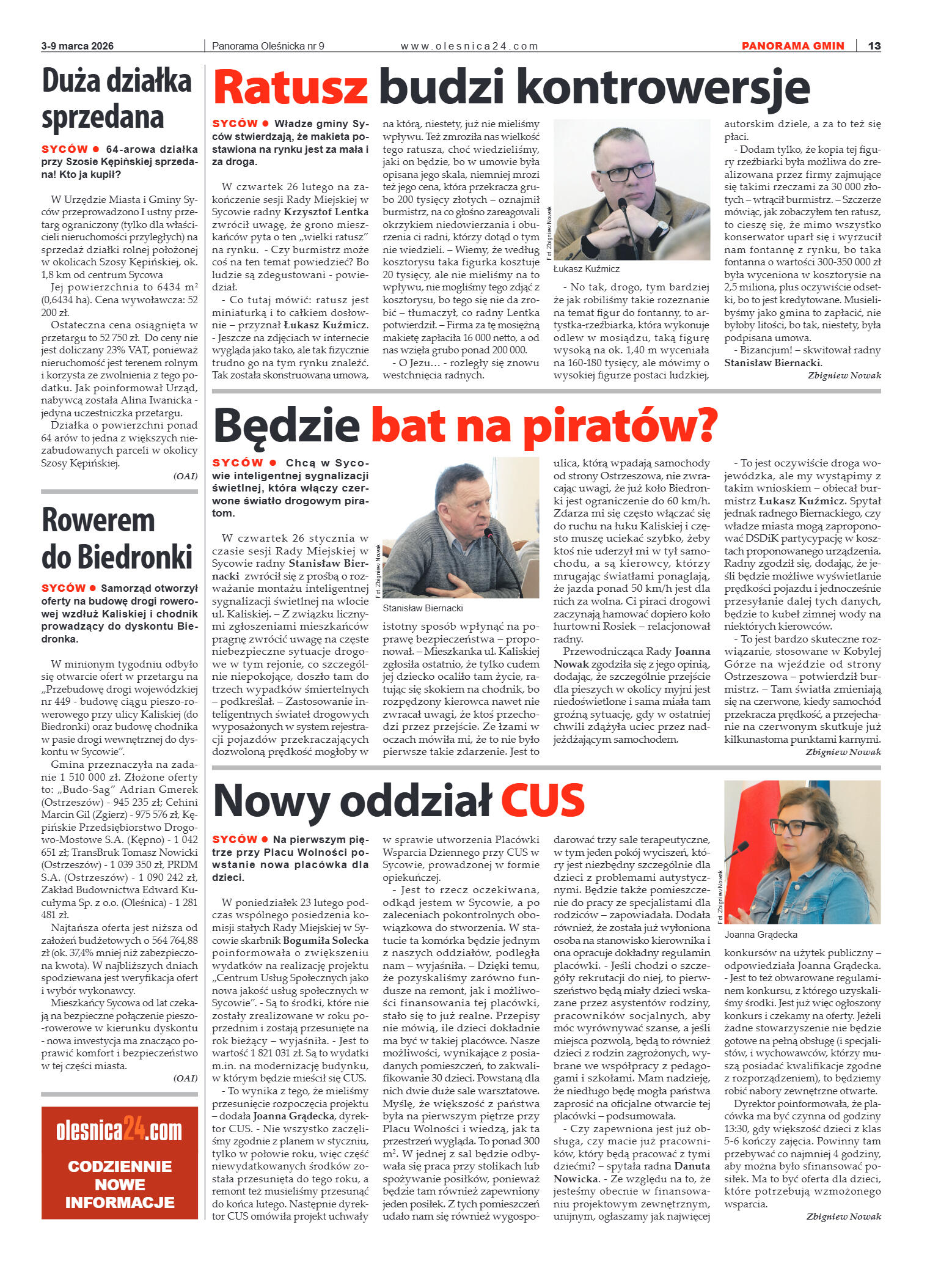 Panorama Oleśnicka nr 9 z 3 marca 2026 - strona 13