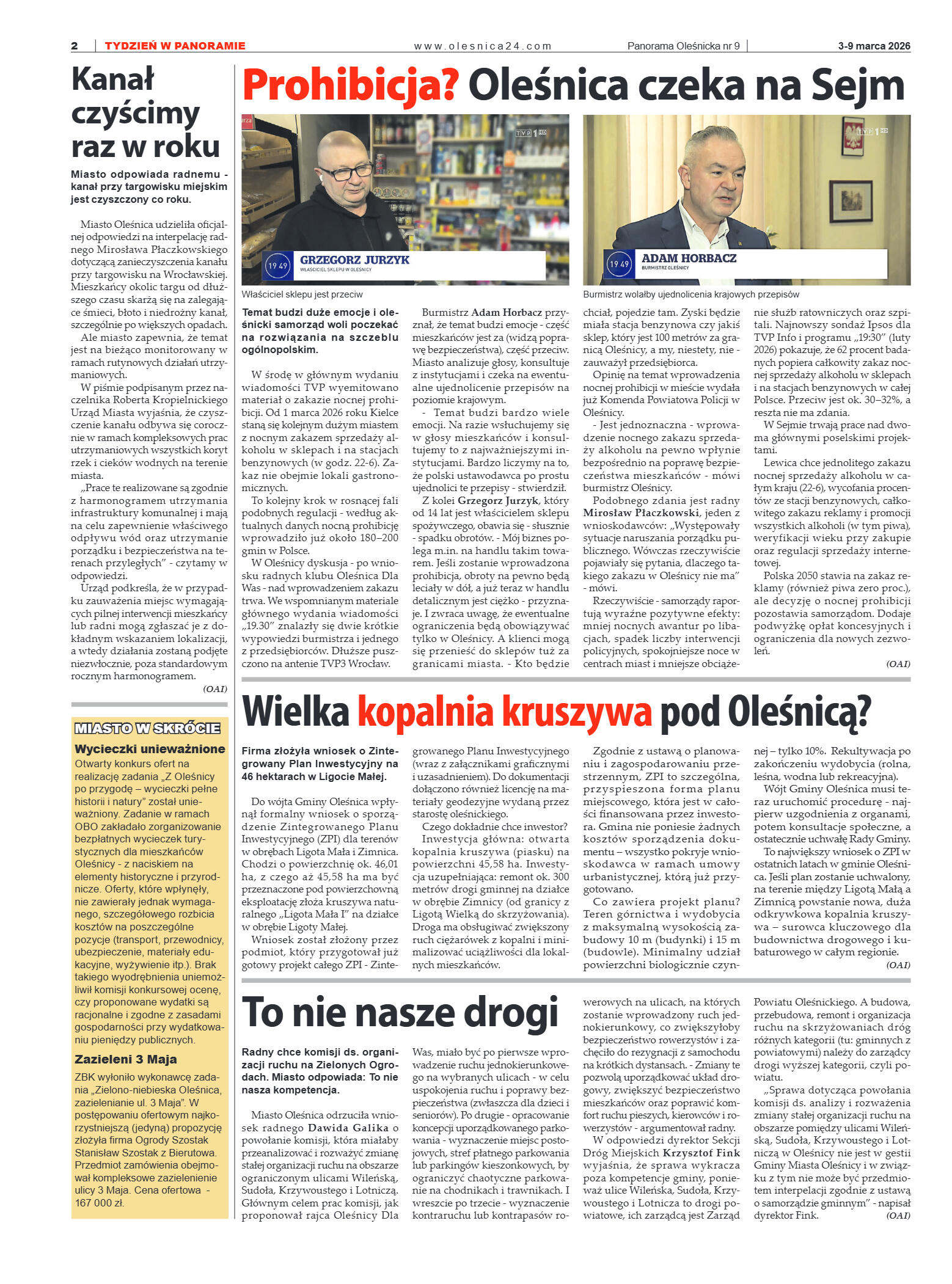 Panorama Oleśnicka nr 9 z 3 marca 2026 - strona 2