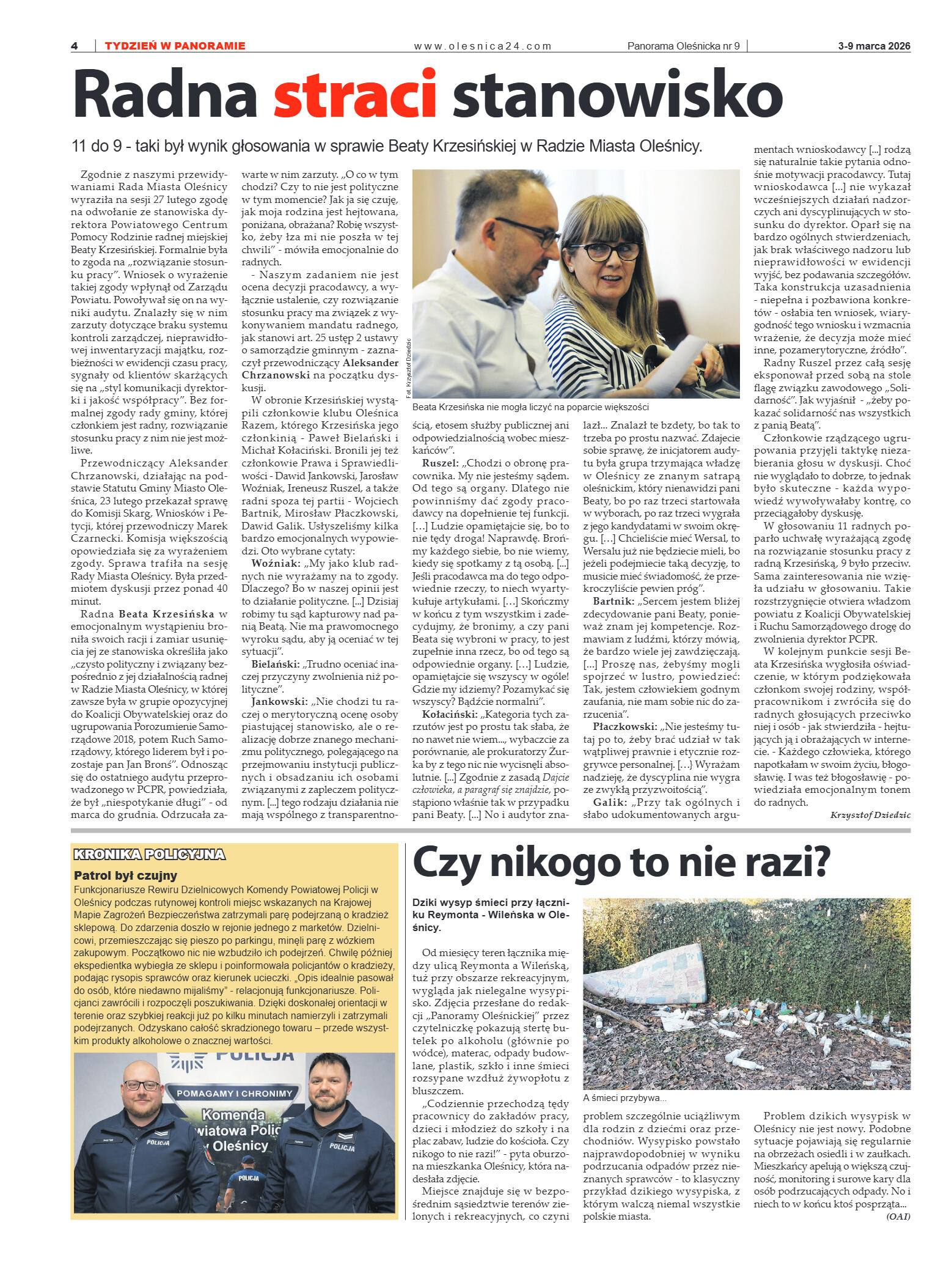 Panorama Oleśnicka nr 9 z 3 marca 2026 - strona 4