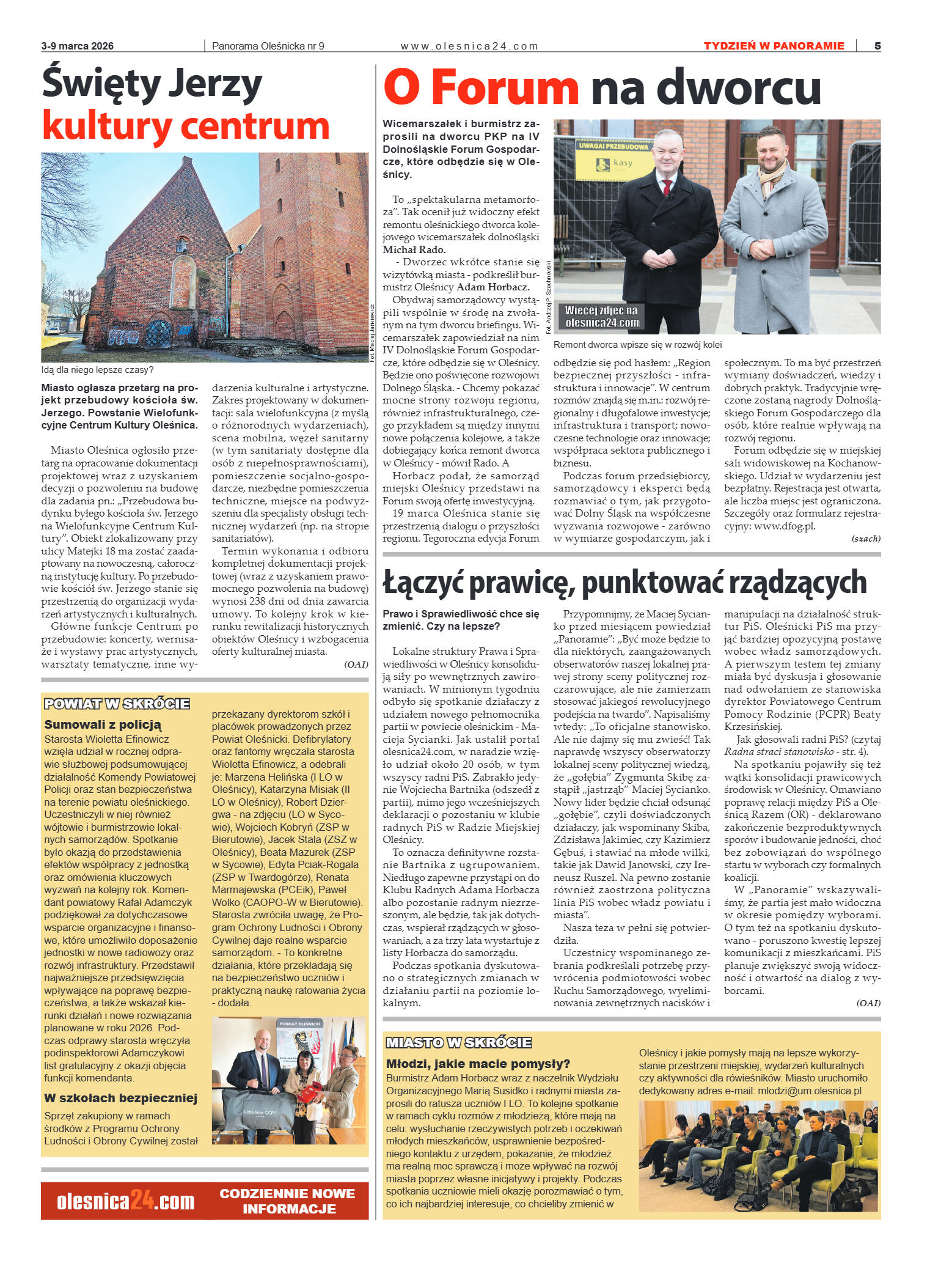 Panorama Oleśnicka nr 9 z 3 marca 2026 - strona 5